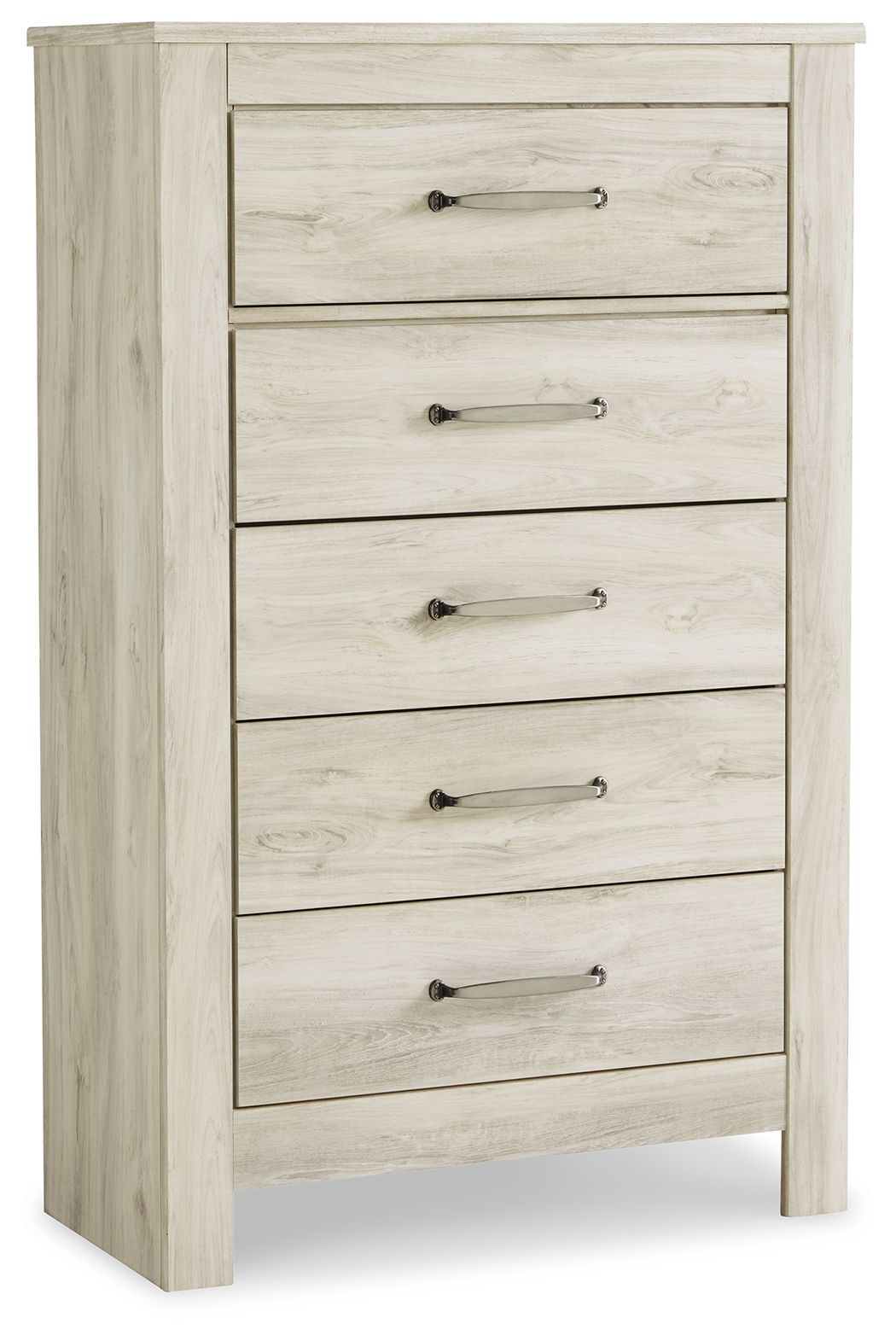 Bellaby – Five Drawer Chest – Whitewash