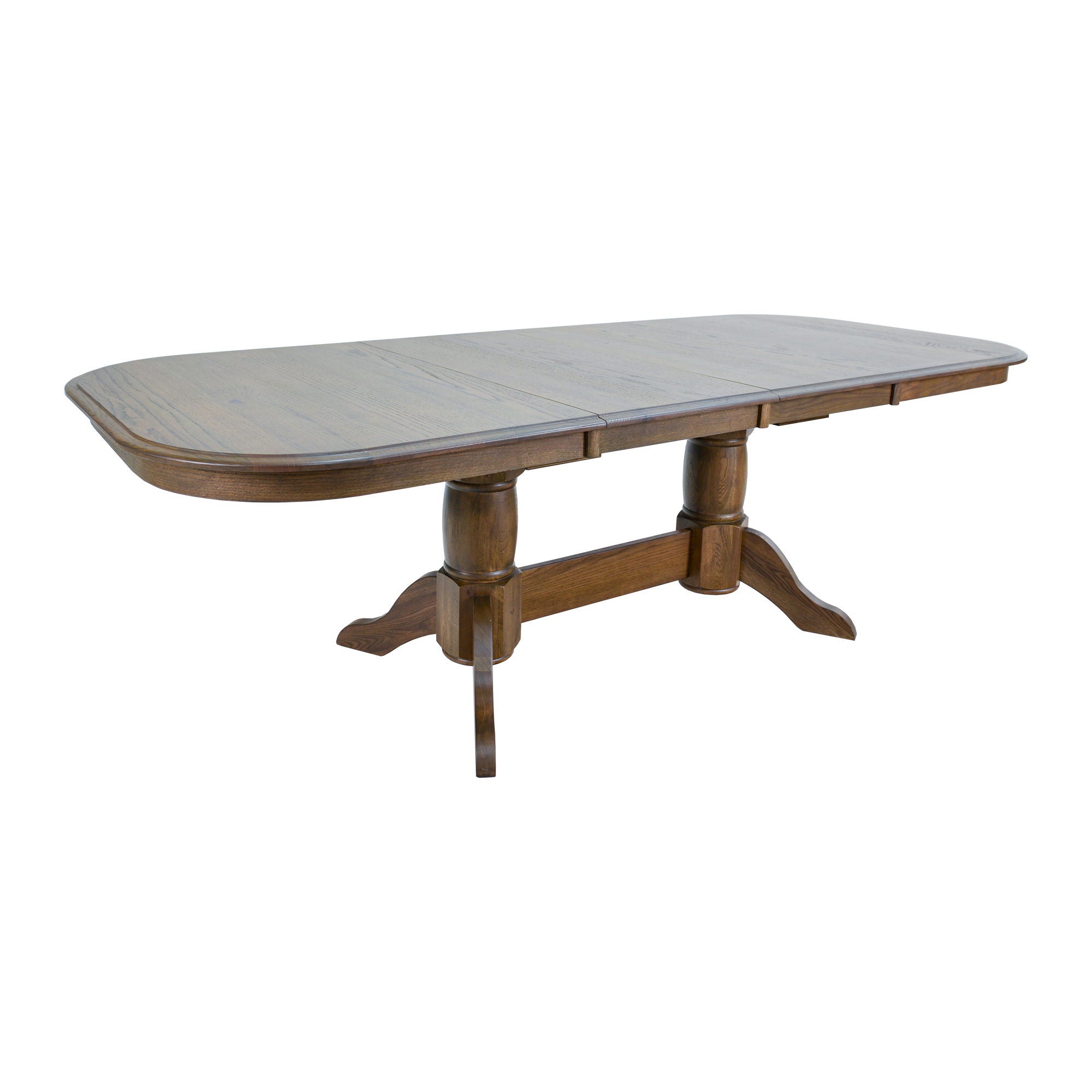 Colonial Oak – Trestle Table – Weathered Chestnut