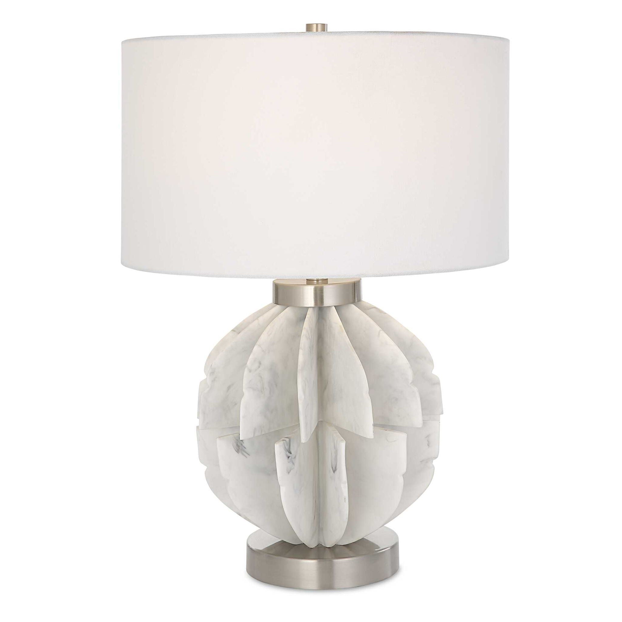 Repetition - Marble Table Lamp - White - Image 1