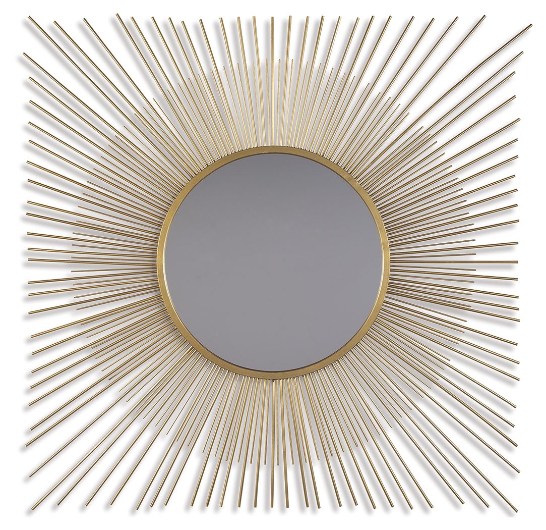 Elspeth - Accent Mirror - Gold Finish - Image 1