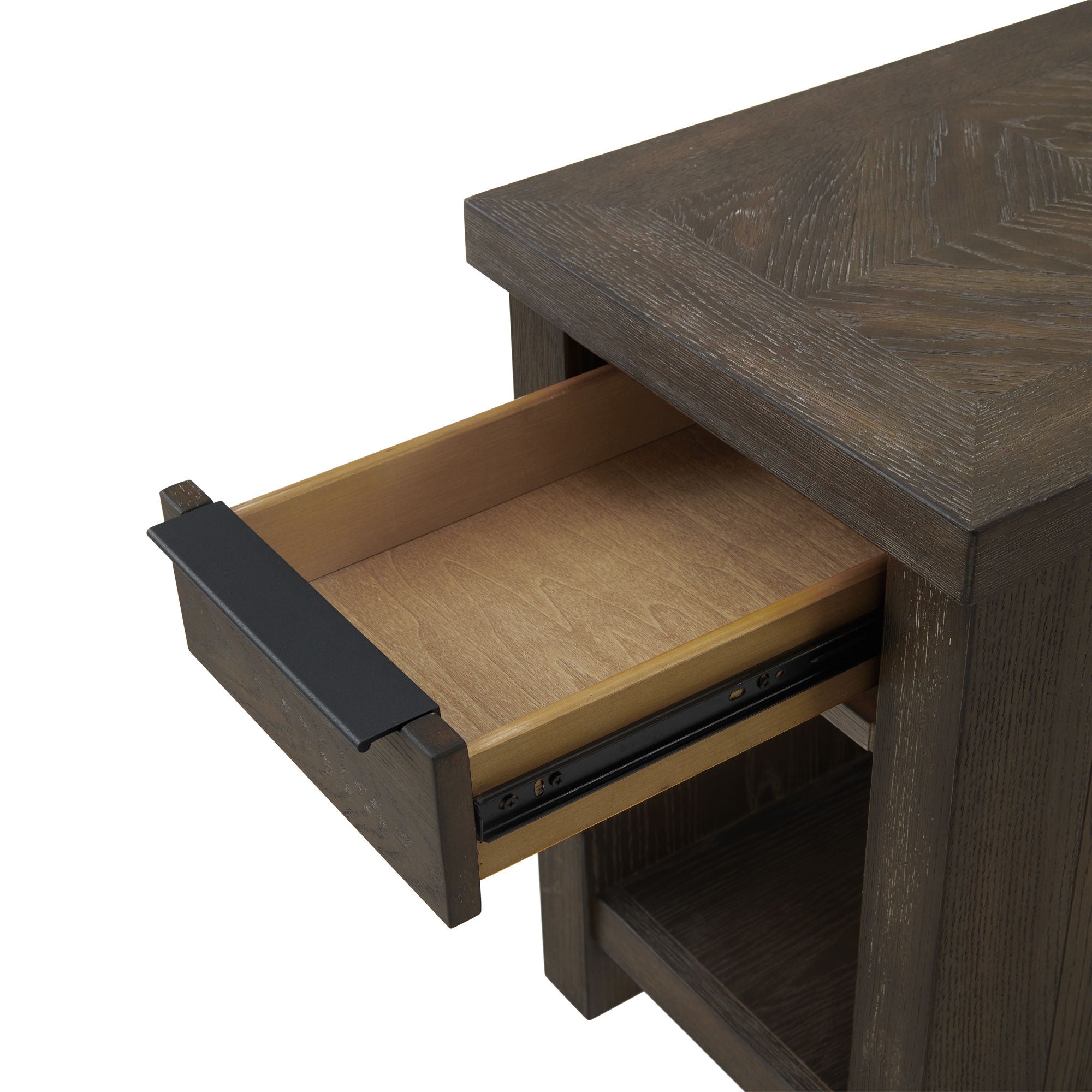 Hearst - Chairside Table - Reclaimed Chevron - Image 2