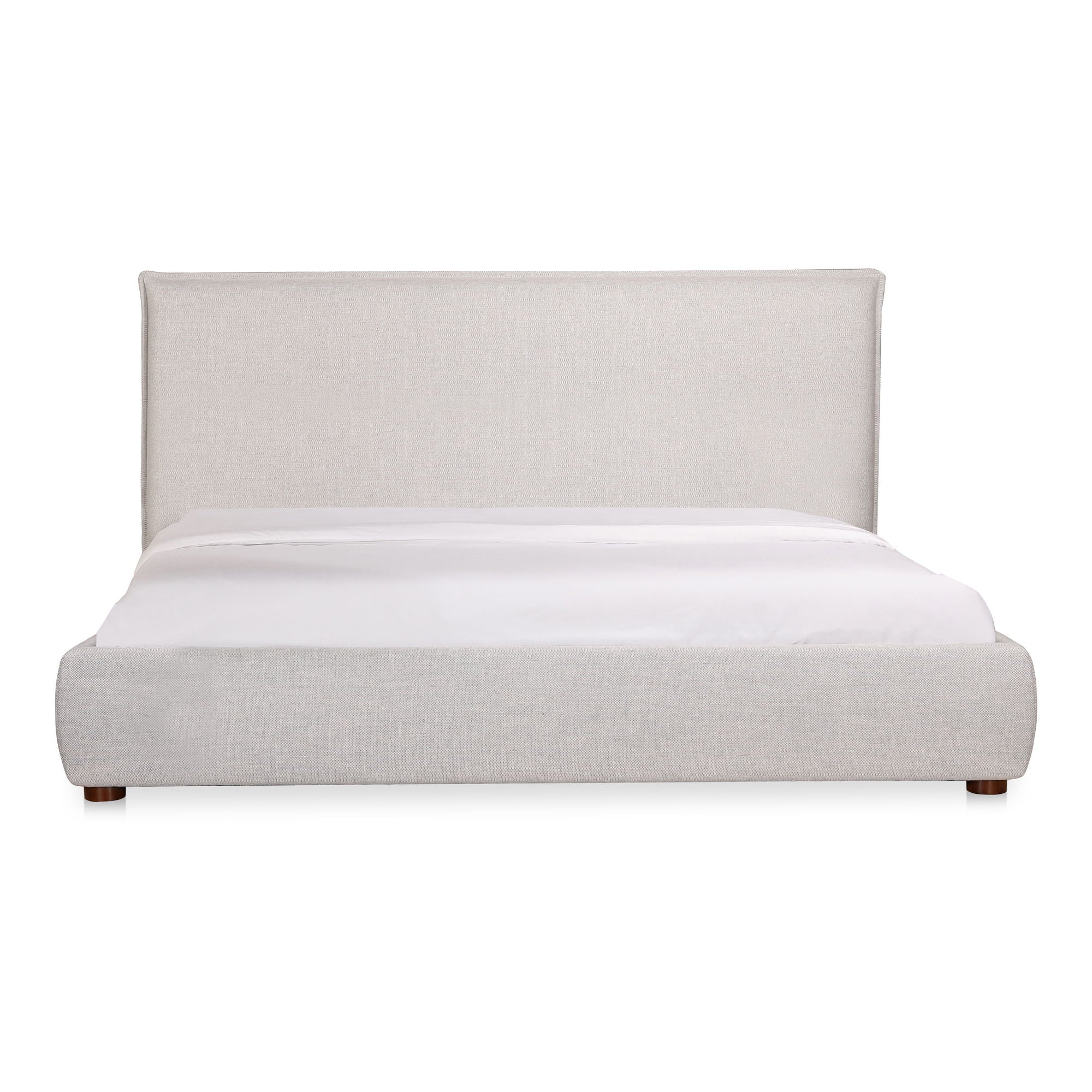 Luzon - King Bed - Light Gray - Image 1