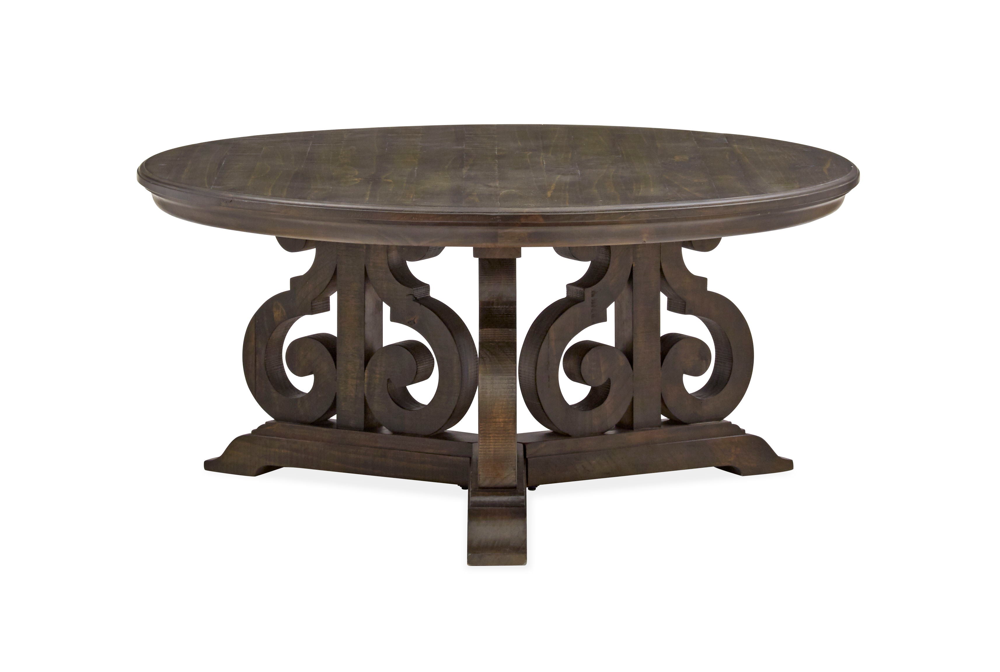 Bellamy – Round Cocktail Table – Dark Brown