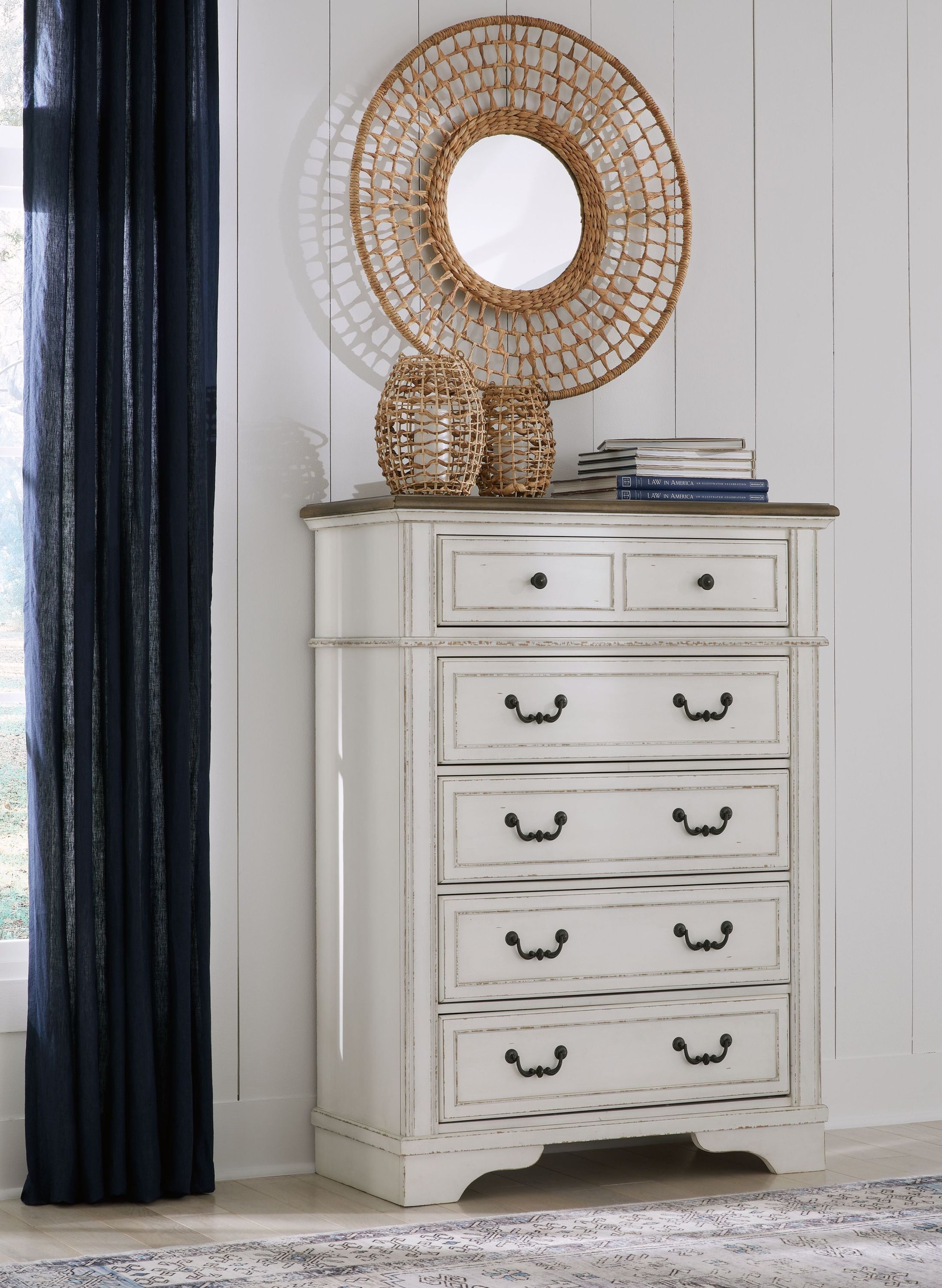 Blendon - Five Drawer Chest - Two-tone - Image 3