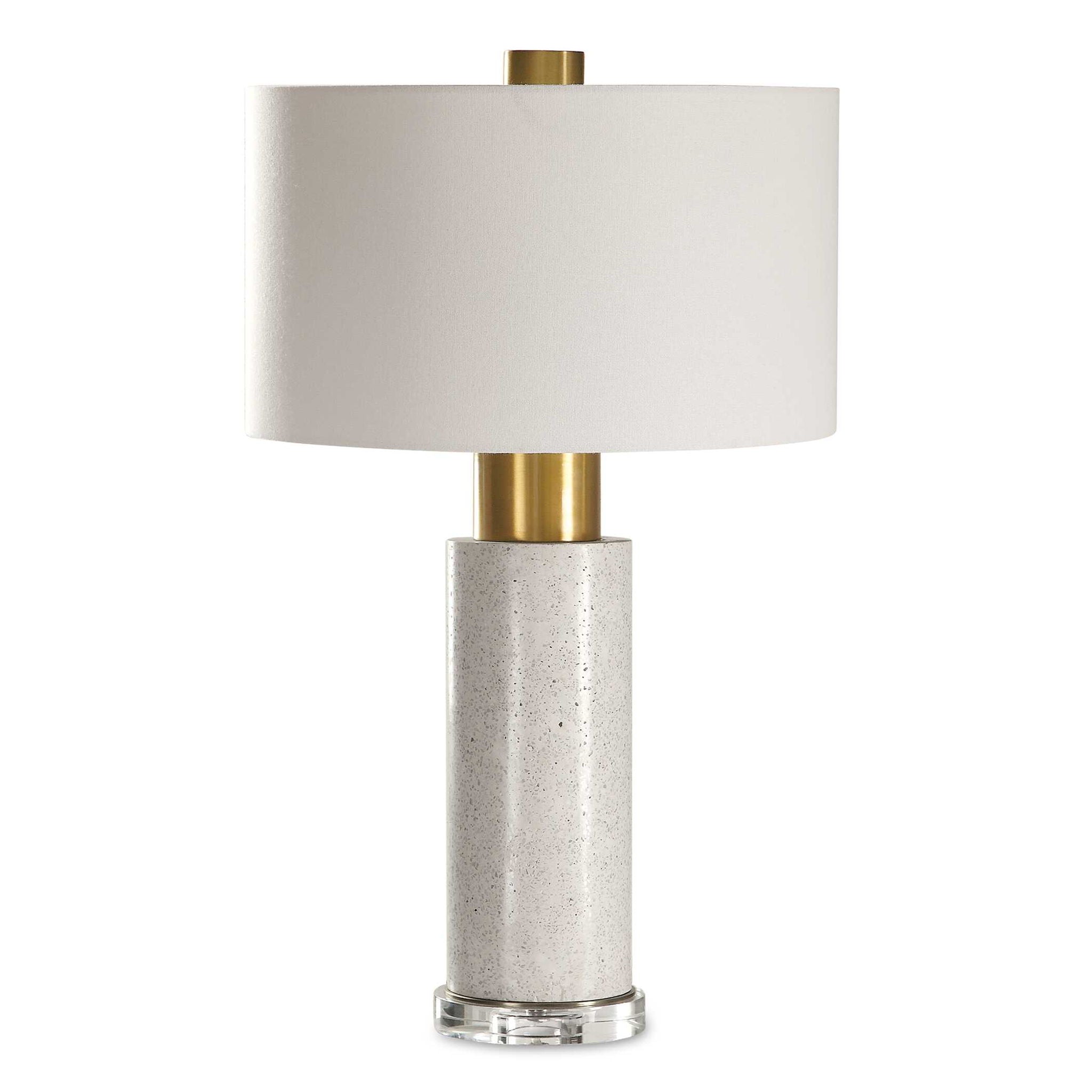 Vaeshon – Concrete Table Lamp – White