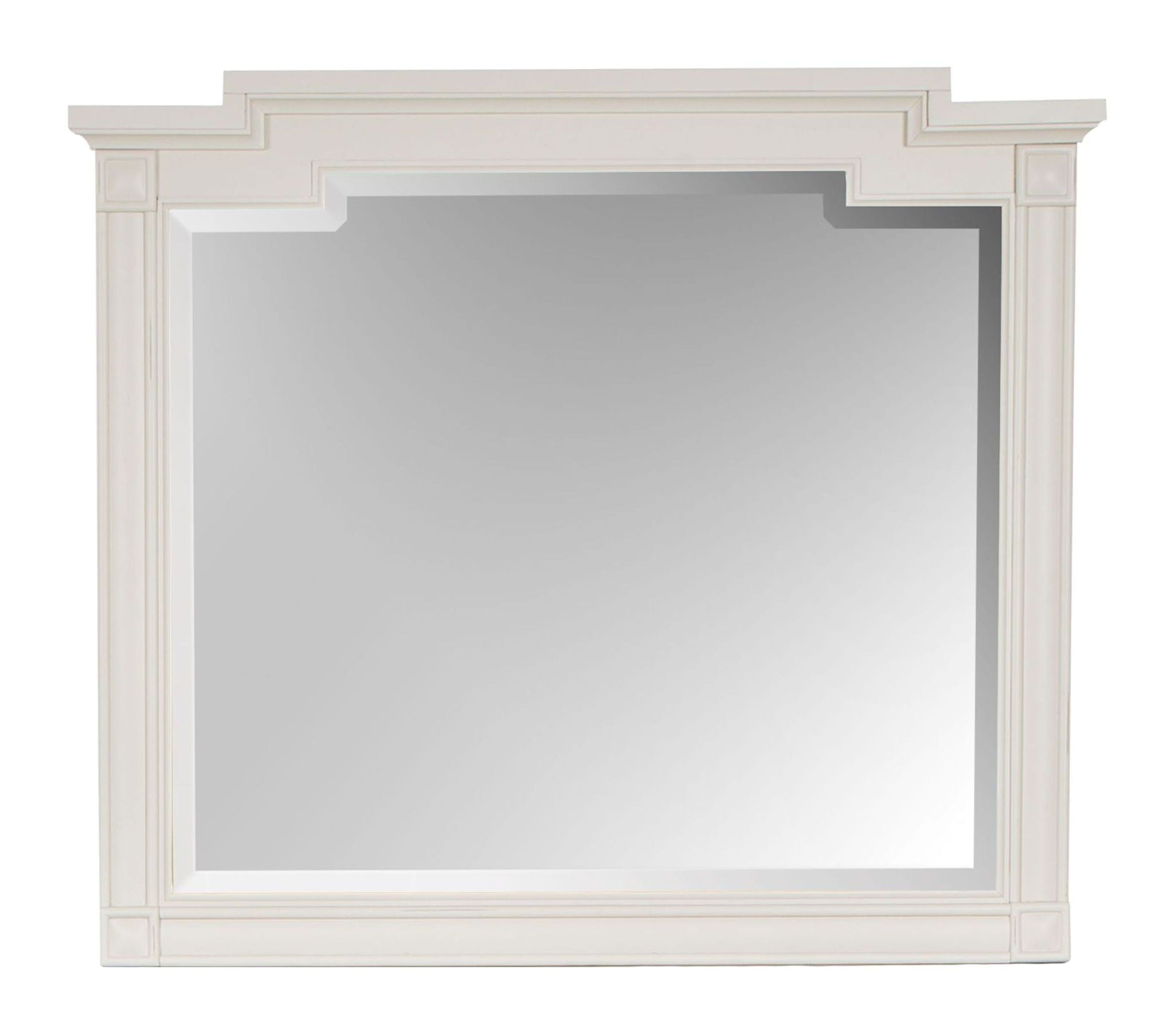 Willowbrook – Landscape Mirror – Egg Shell White With Slight Rub Through