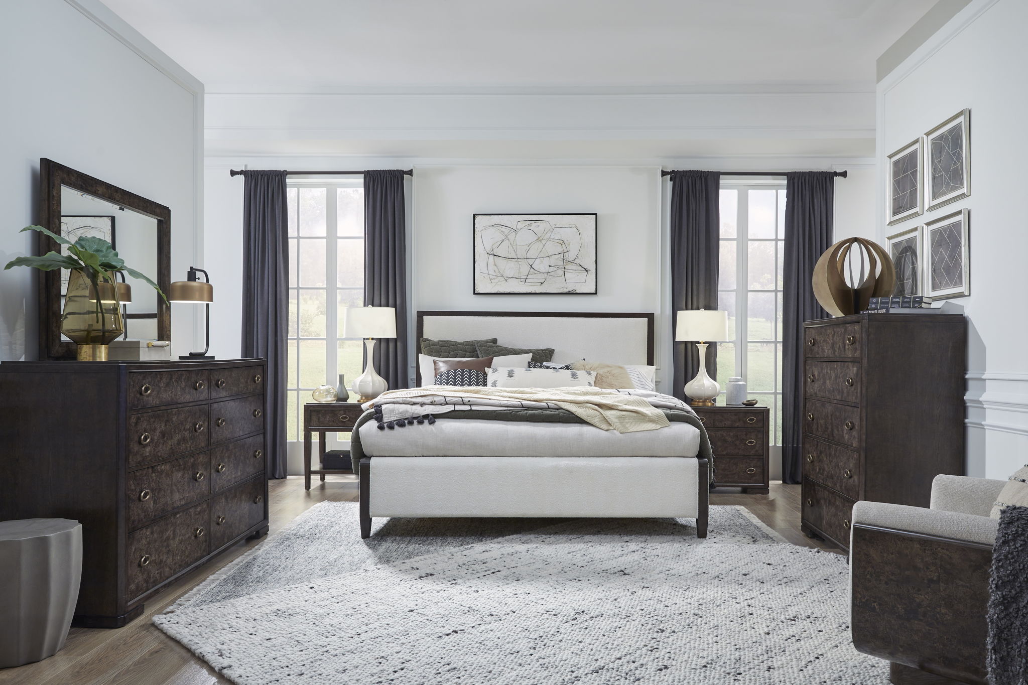 Rowan - Upholstered Panel Bed - Image 3