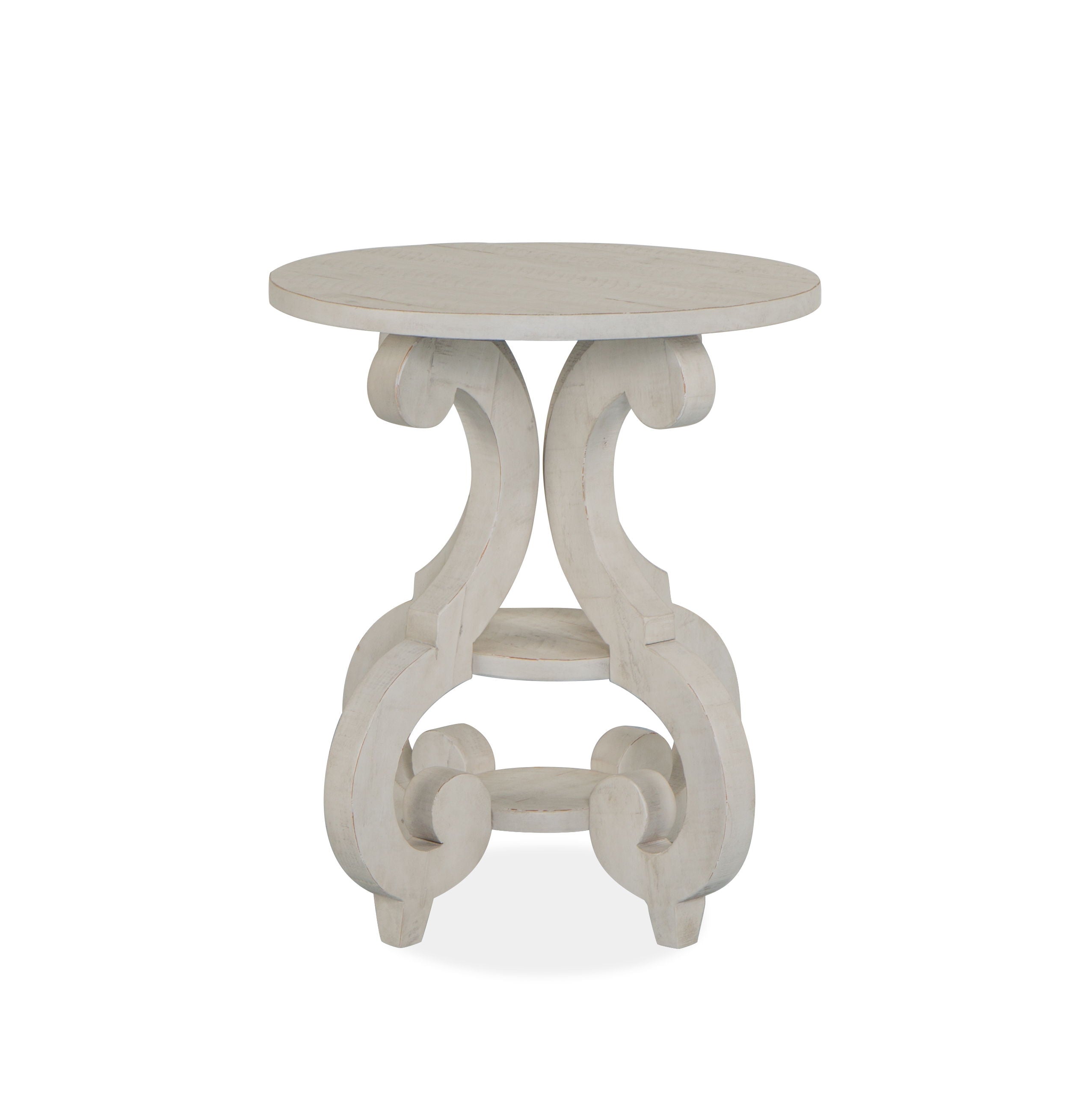 Bronwyn - Round Accent Table - Alabaster - Image 3