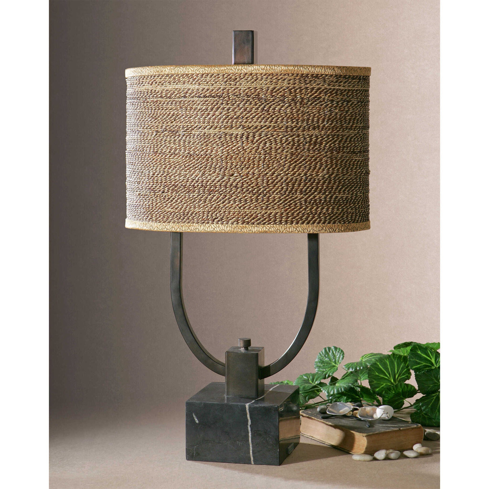 Stabina - Metal Table Lamp - Dark Brown - Image 2