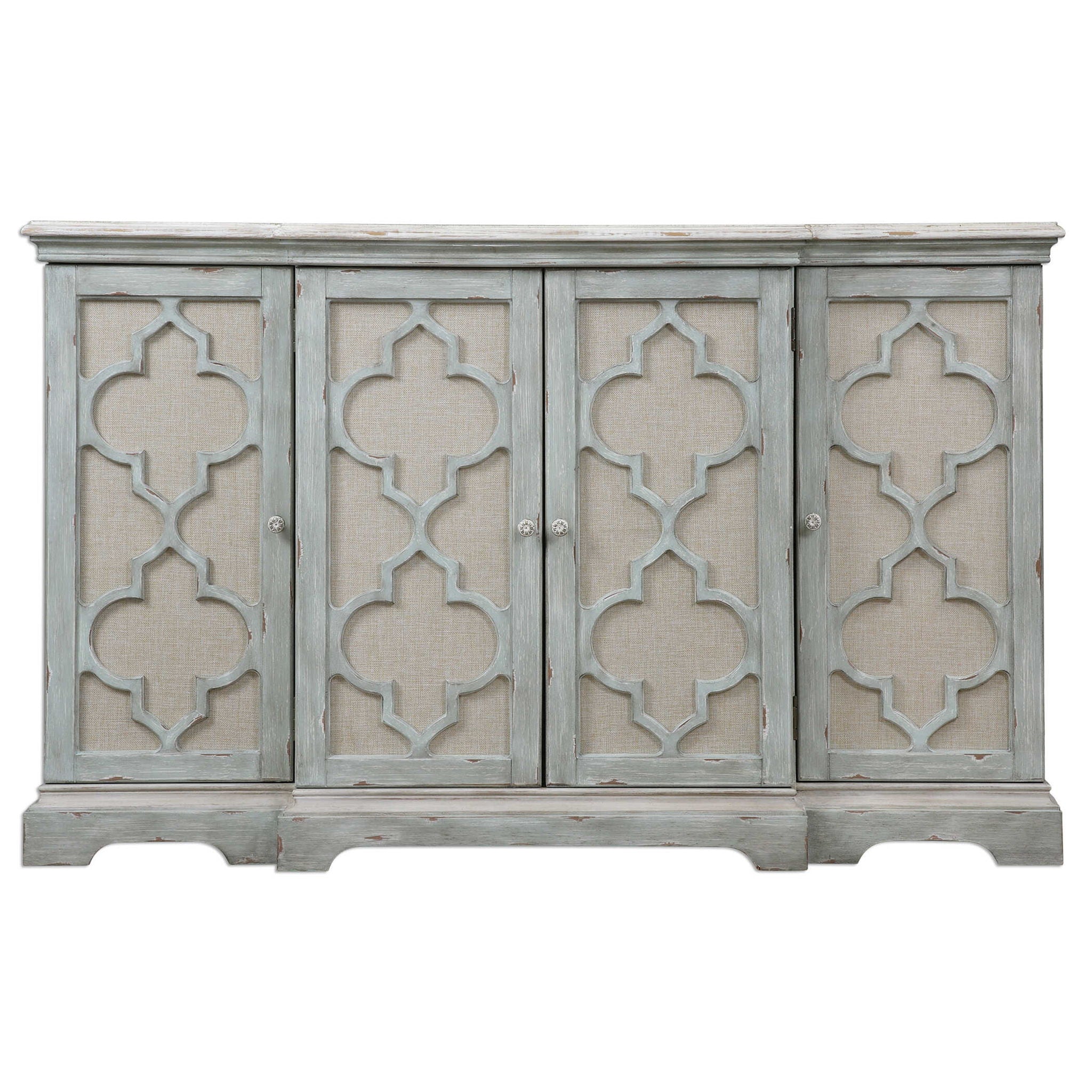 Sophie - 4 Door Cabinet - Gray - Image 1