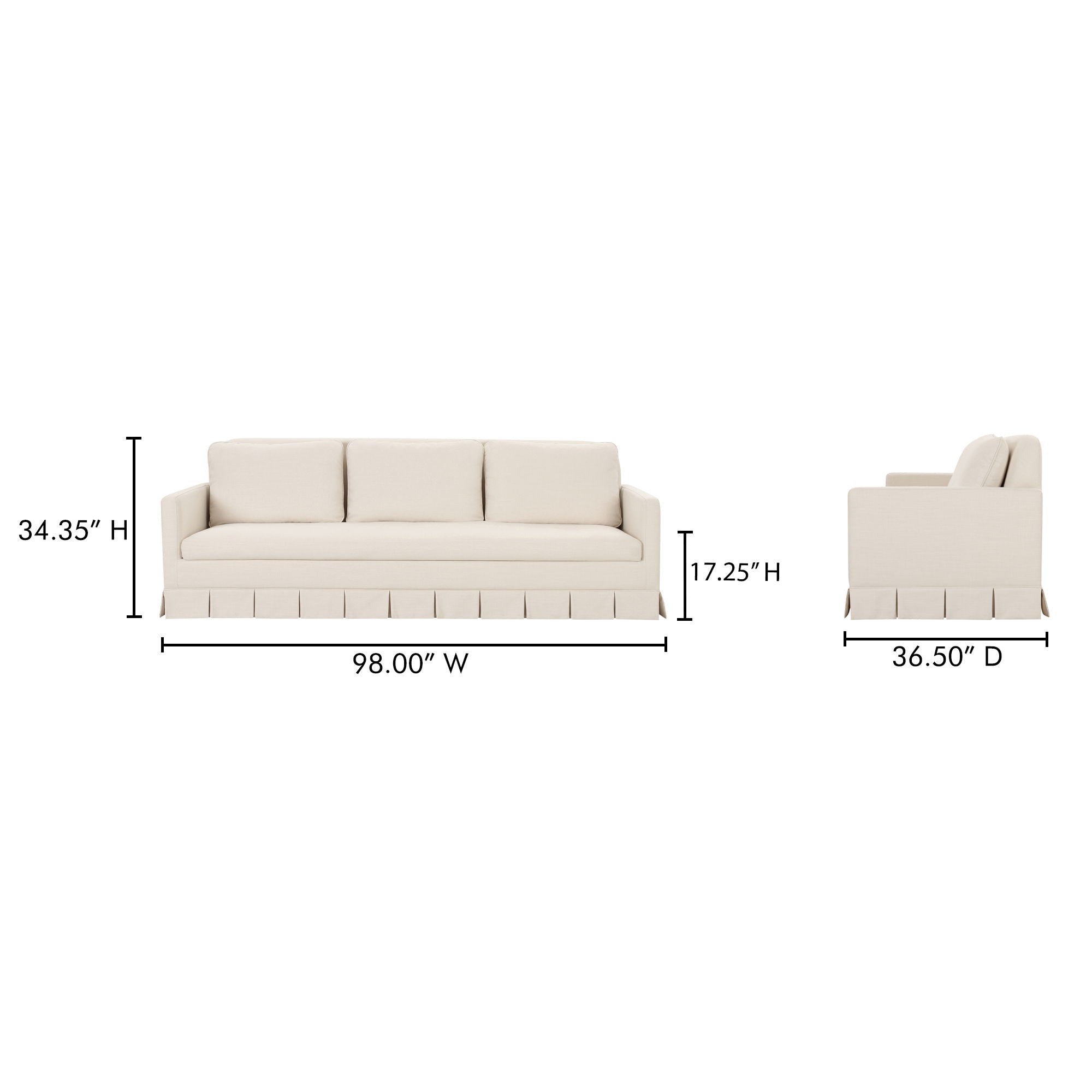 Pellicano - Sofa - Cream - Image 3