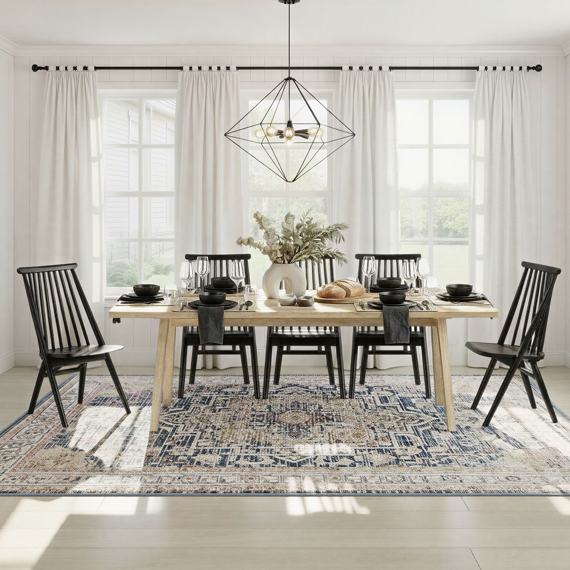Arcadia - Rack Back Windsor Chair - Black - Image 3