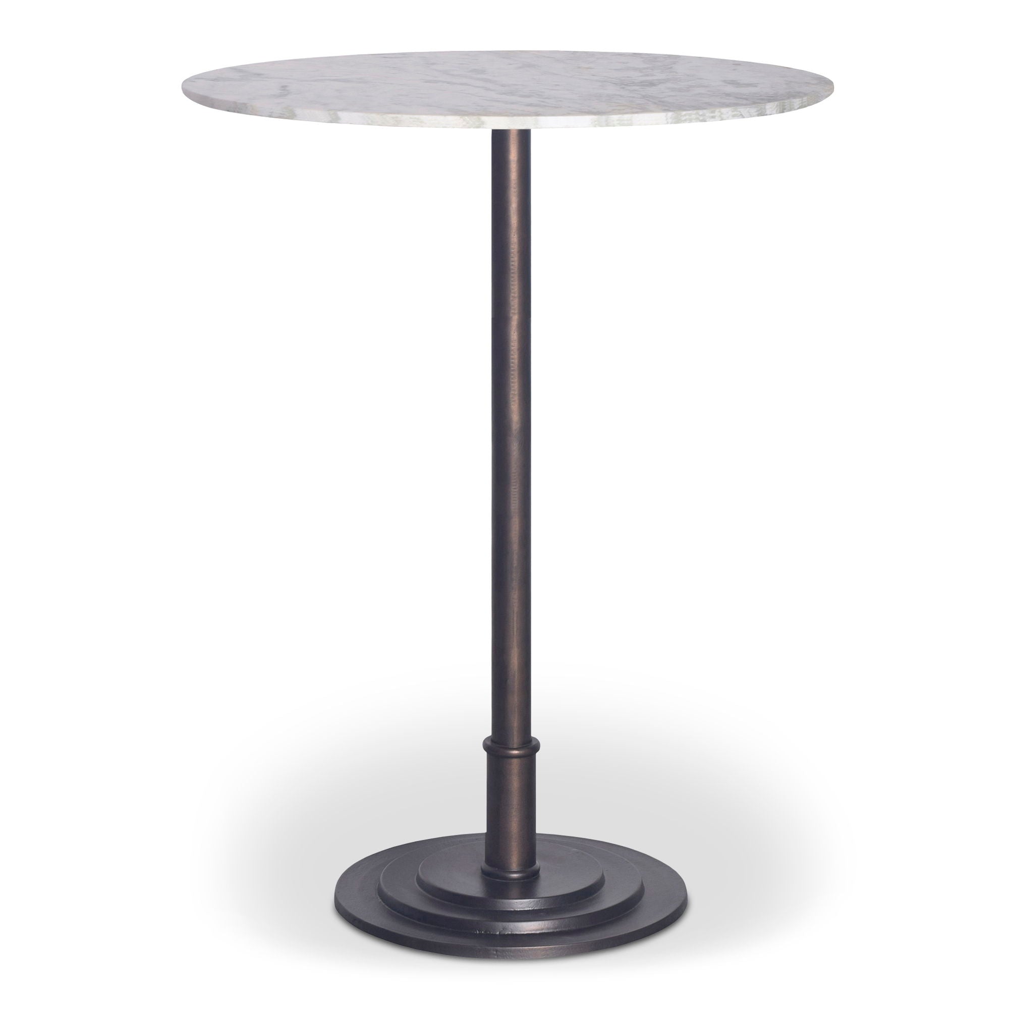 Tori – Outdoor Bar Table – White Marble