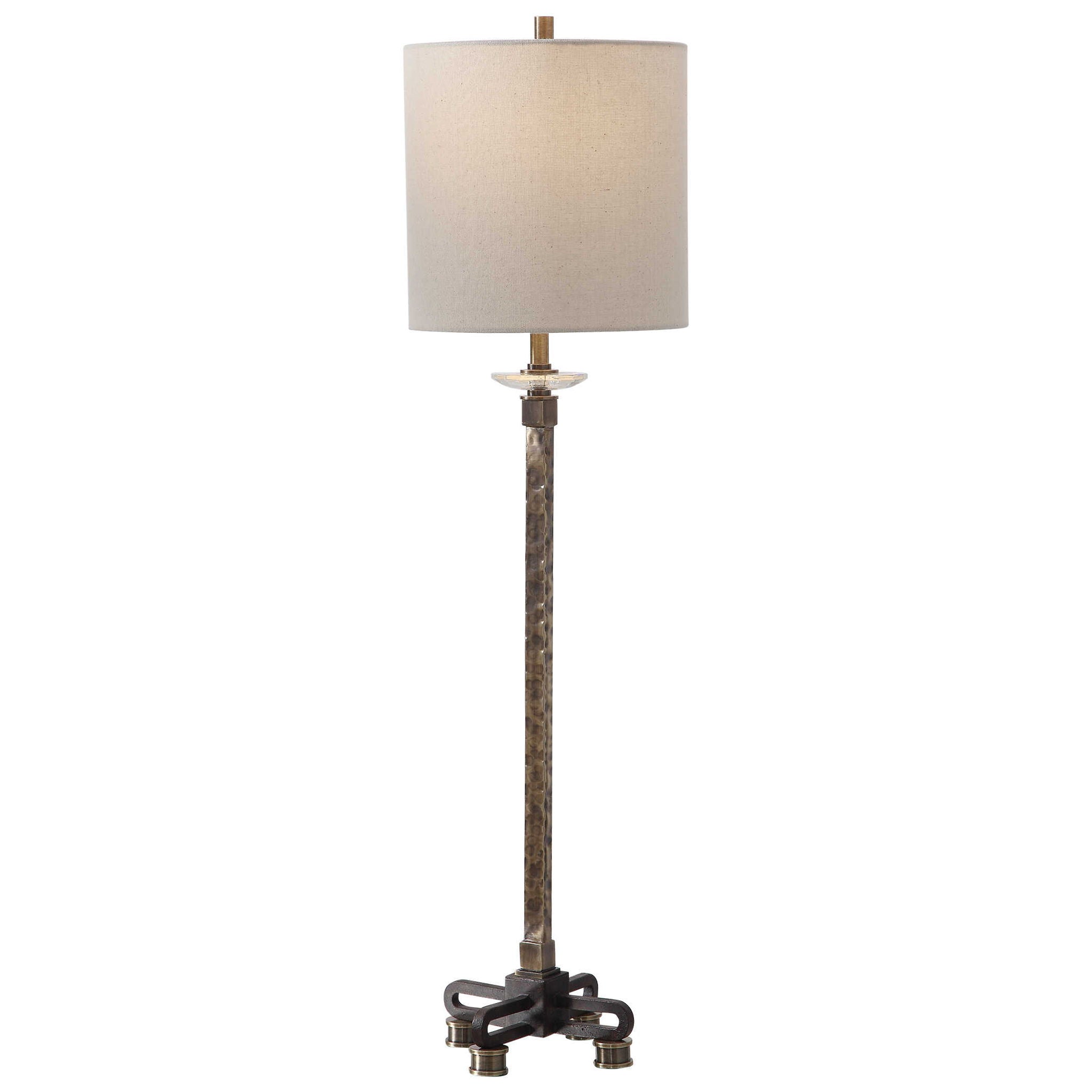 Parnell – Industrial Buffet Lamp – Dark Brown