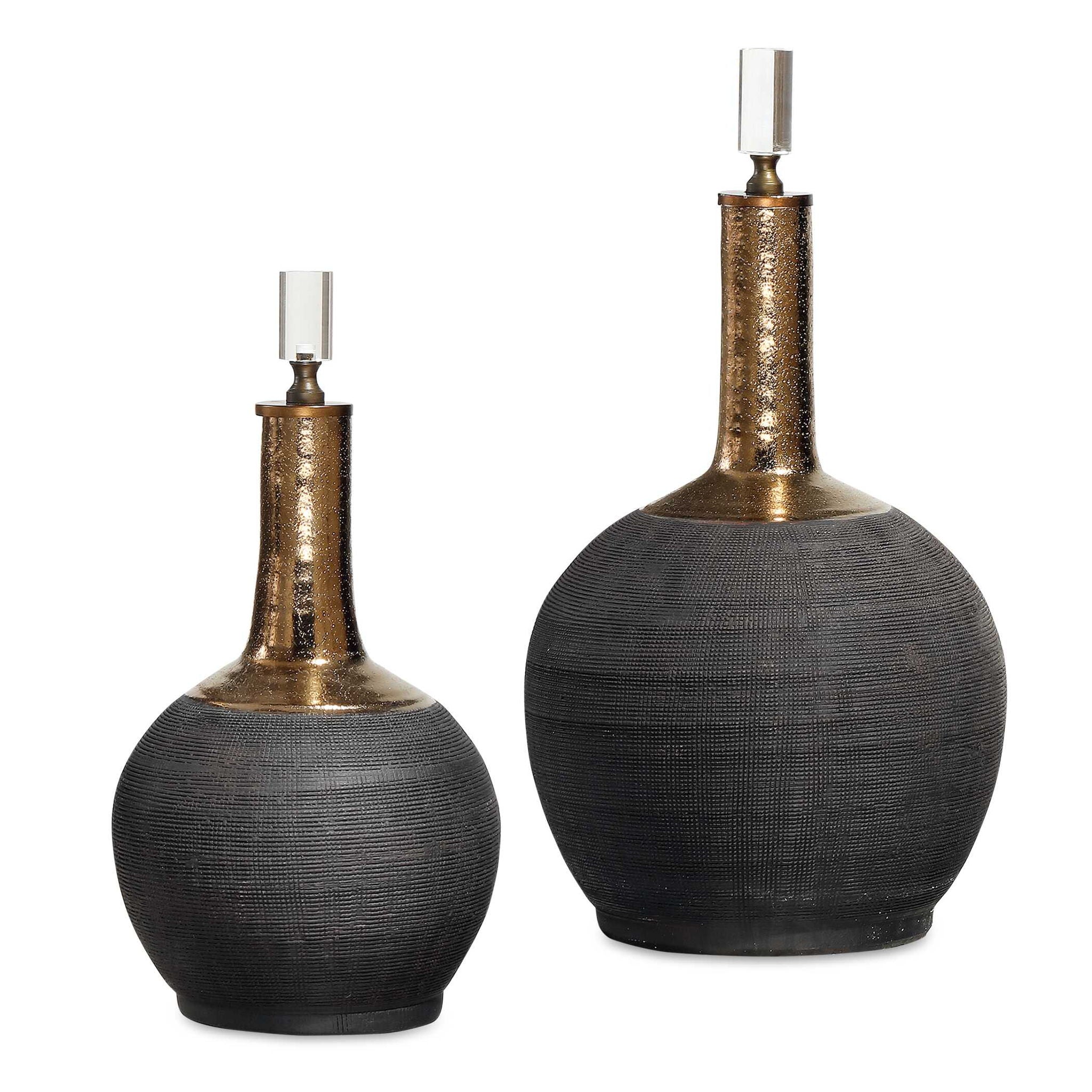 Arnav – Matte Bottles (Set of 2) – Black