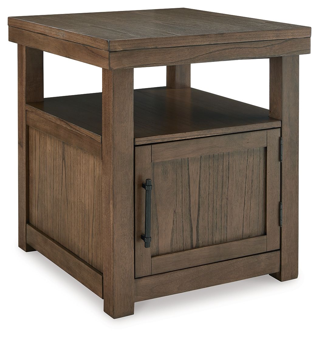 Boardernest – Rectangular End Table – Brown