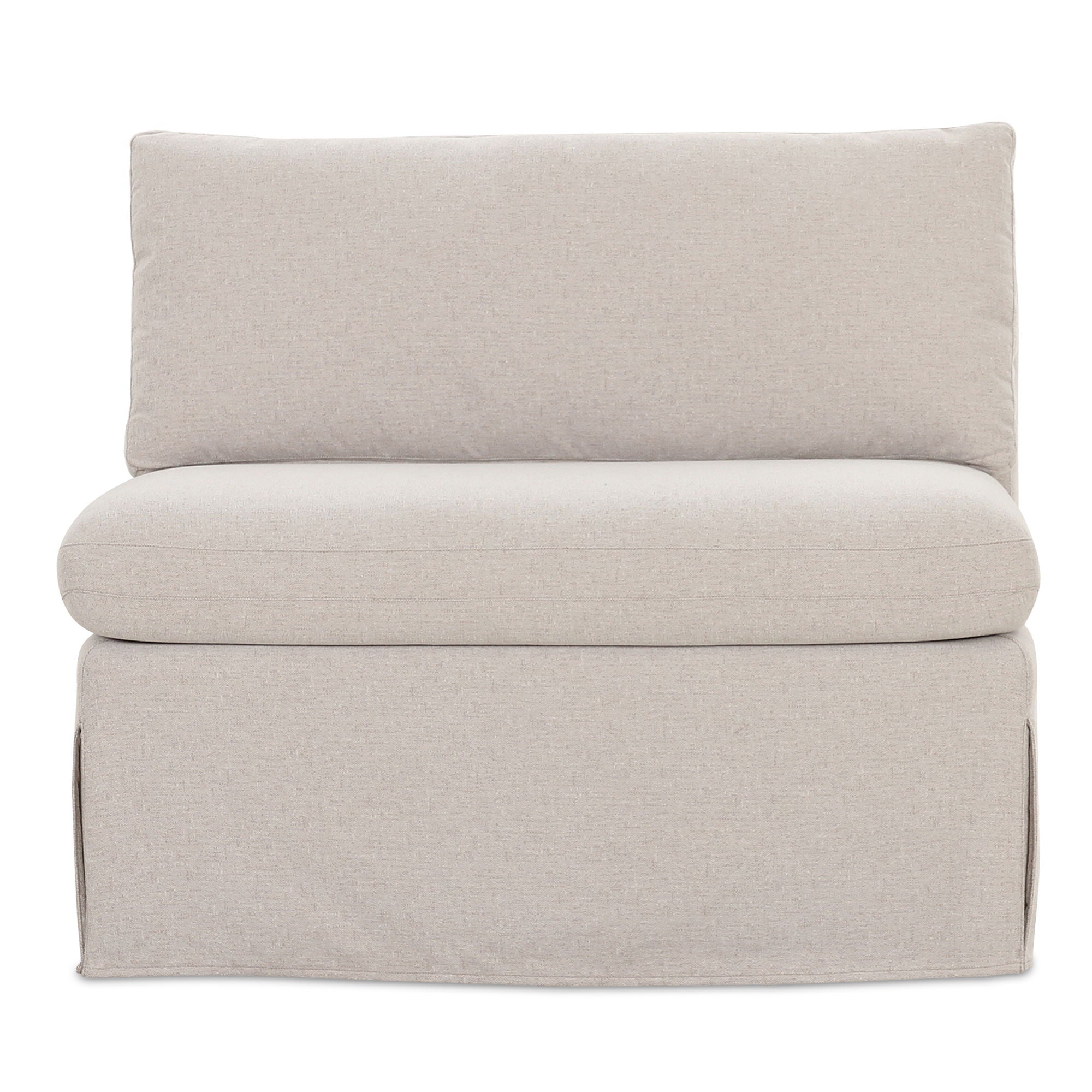 Fable – Slipcover Dining Chair And Half – Beige