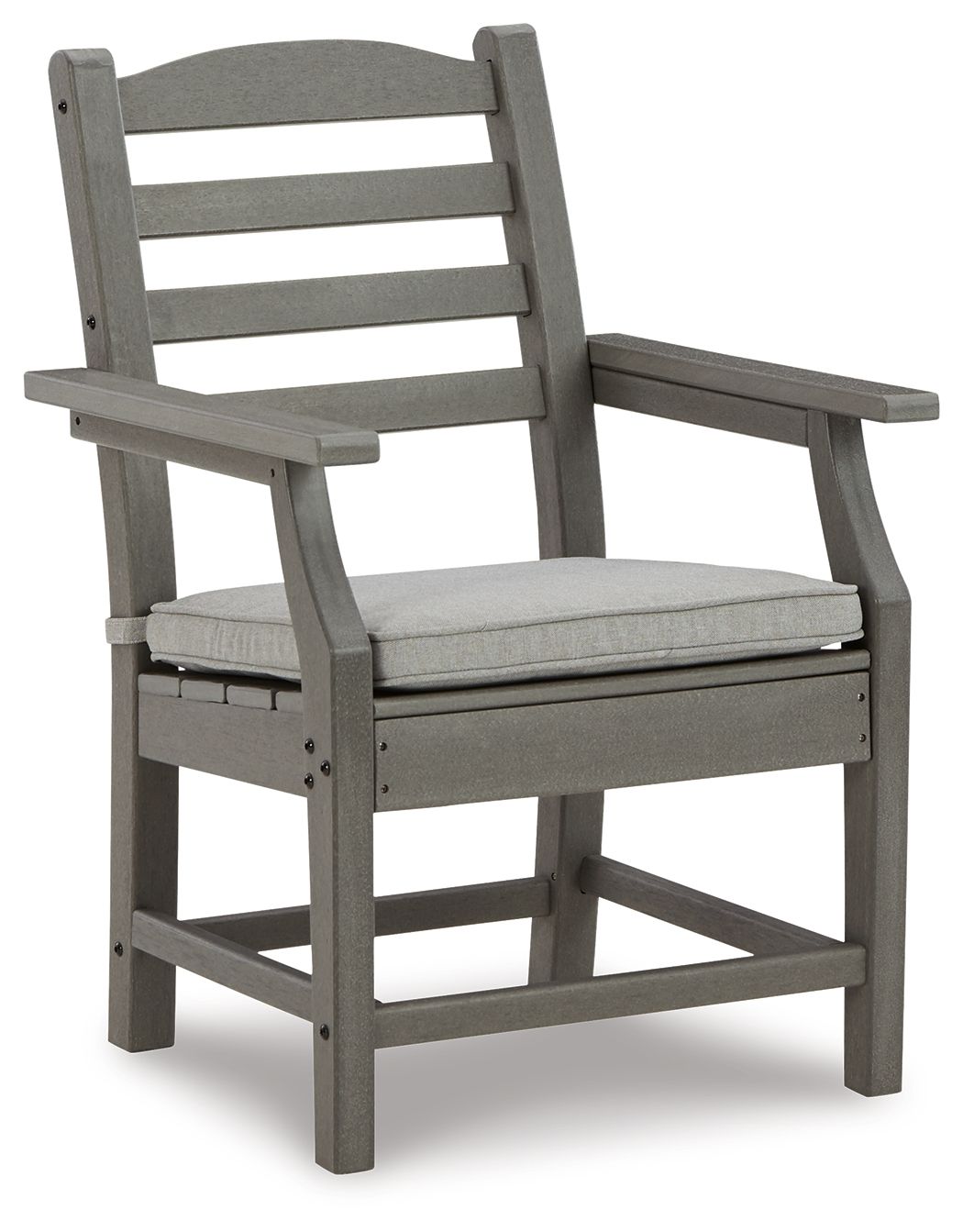 Visola - Arm Chair With Cushion (Set of 2) - Gray - Image 1