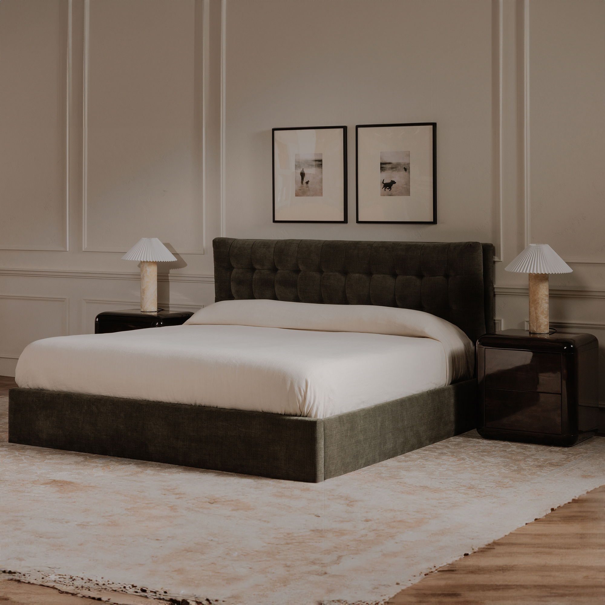 Sebastion - Queen Storage Bed - Green - Image 3