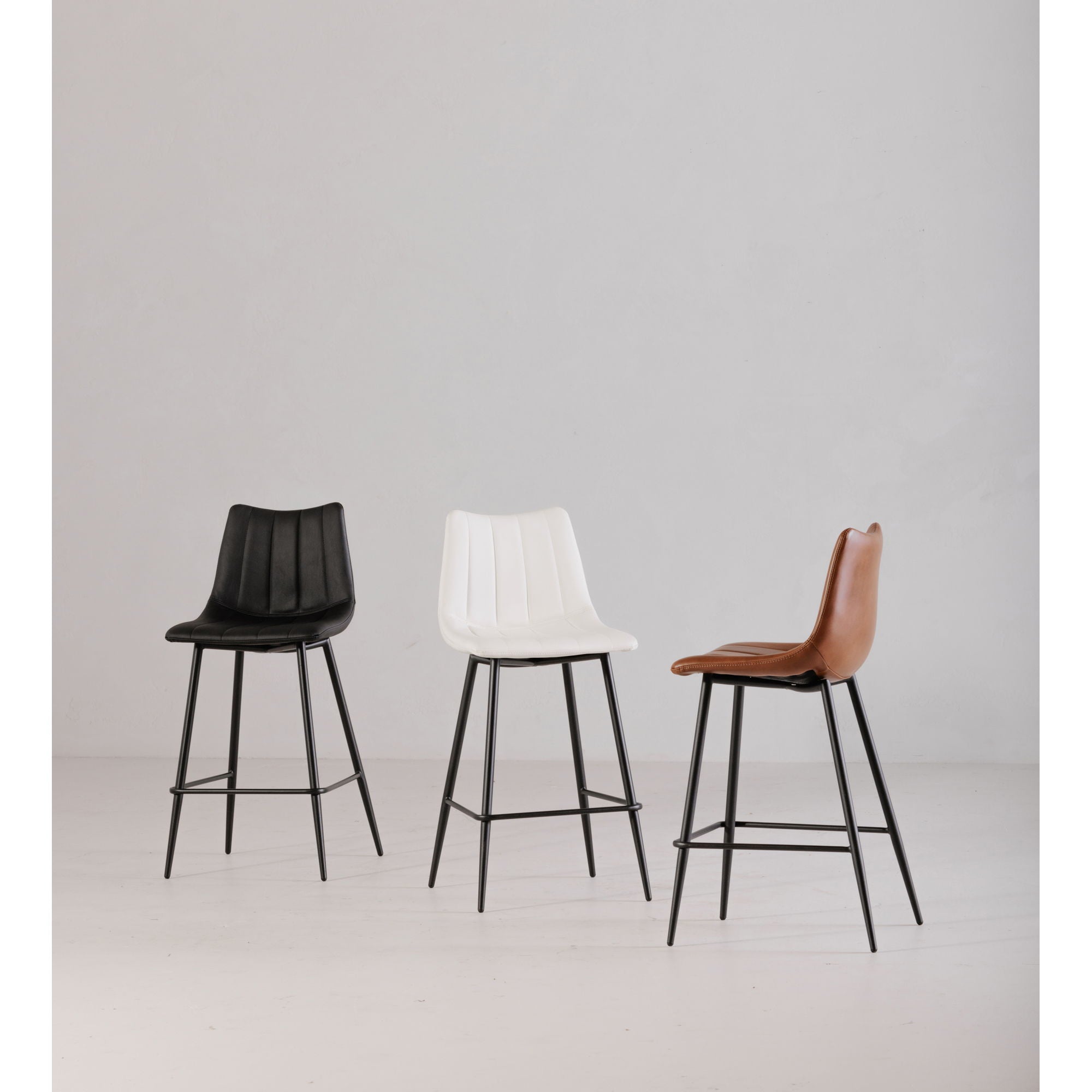 Alibi - Barstool (Set of 2) - Brown - Image 3