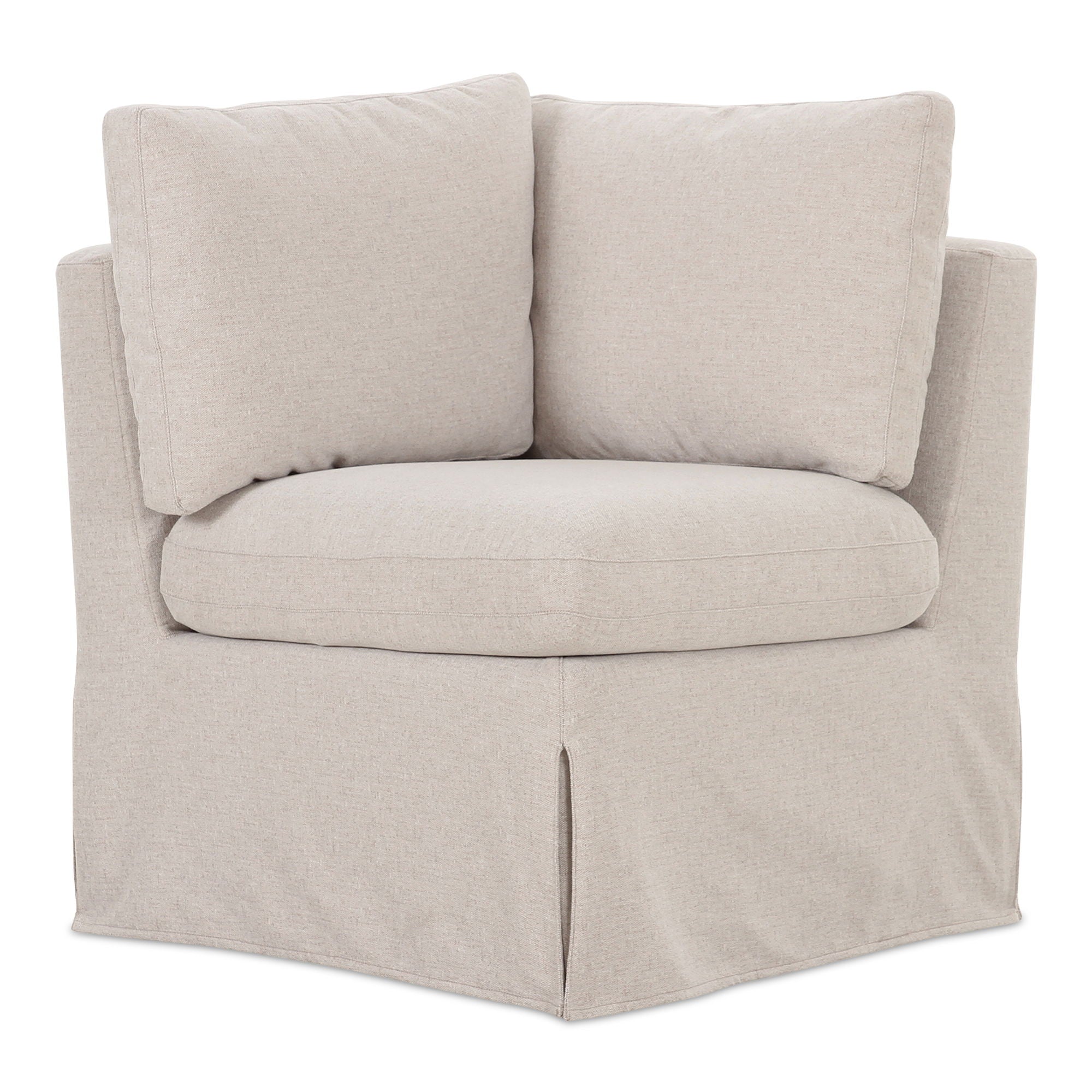 Fable – Slipcover Dining Corner Chair – Beige