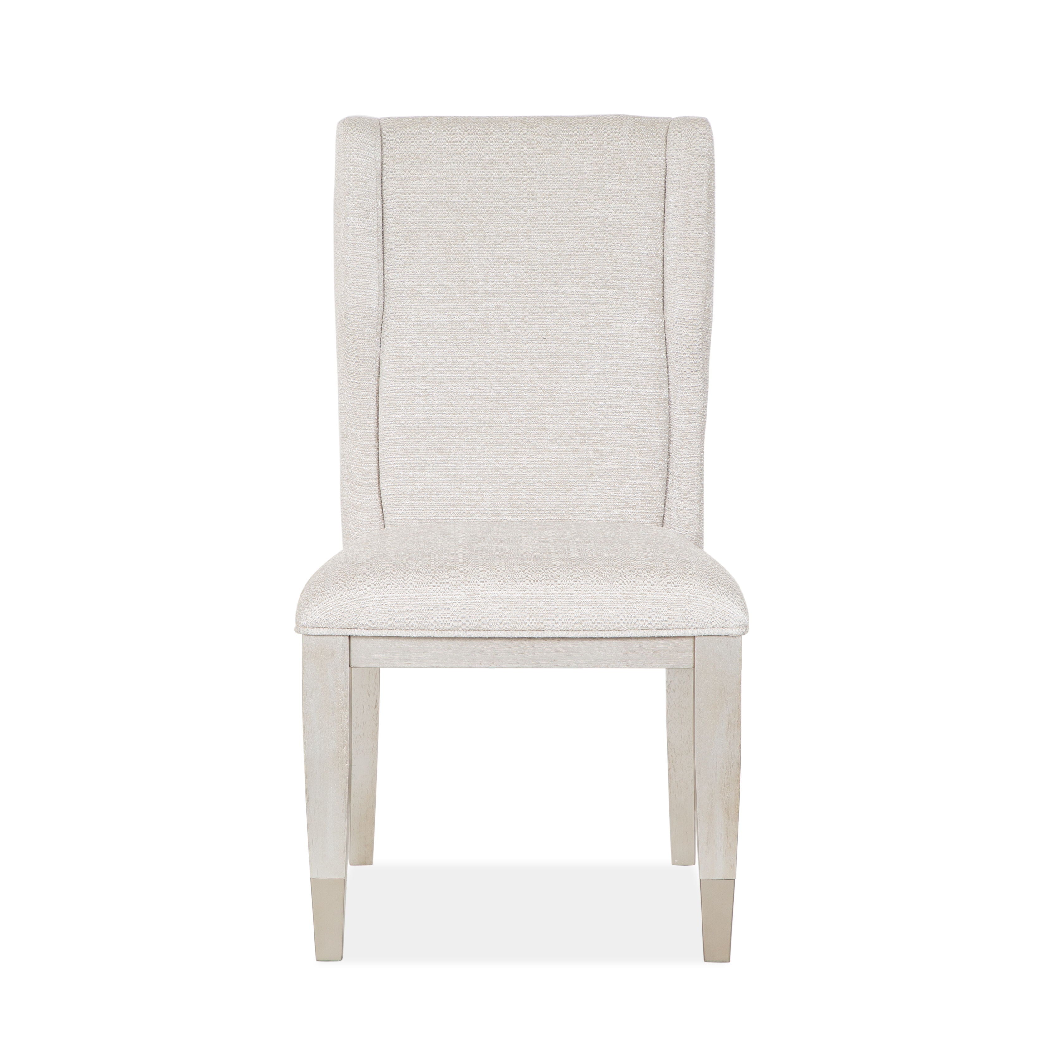 Lenox - Upholstered Host Side Chair (Set of 2) - Warm Silver - Image 1