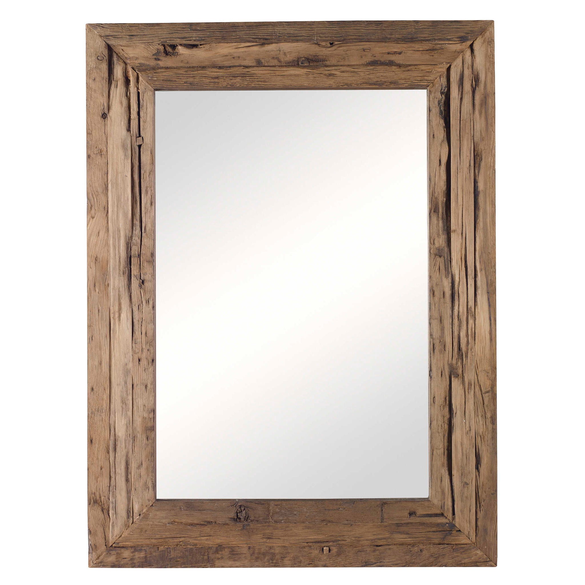 Rennick - Wood Mirror - Dark Brown - Image 1