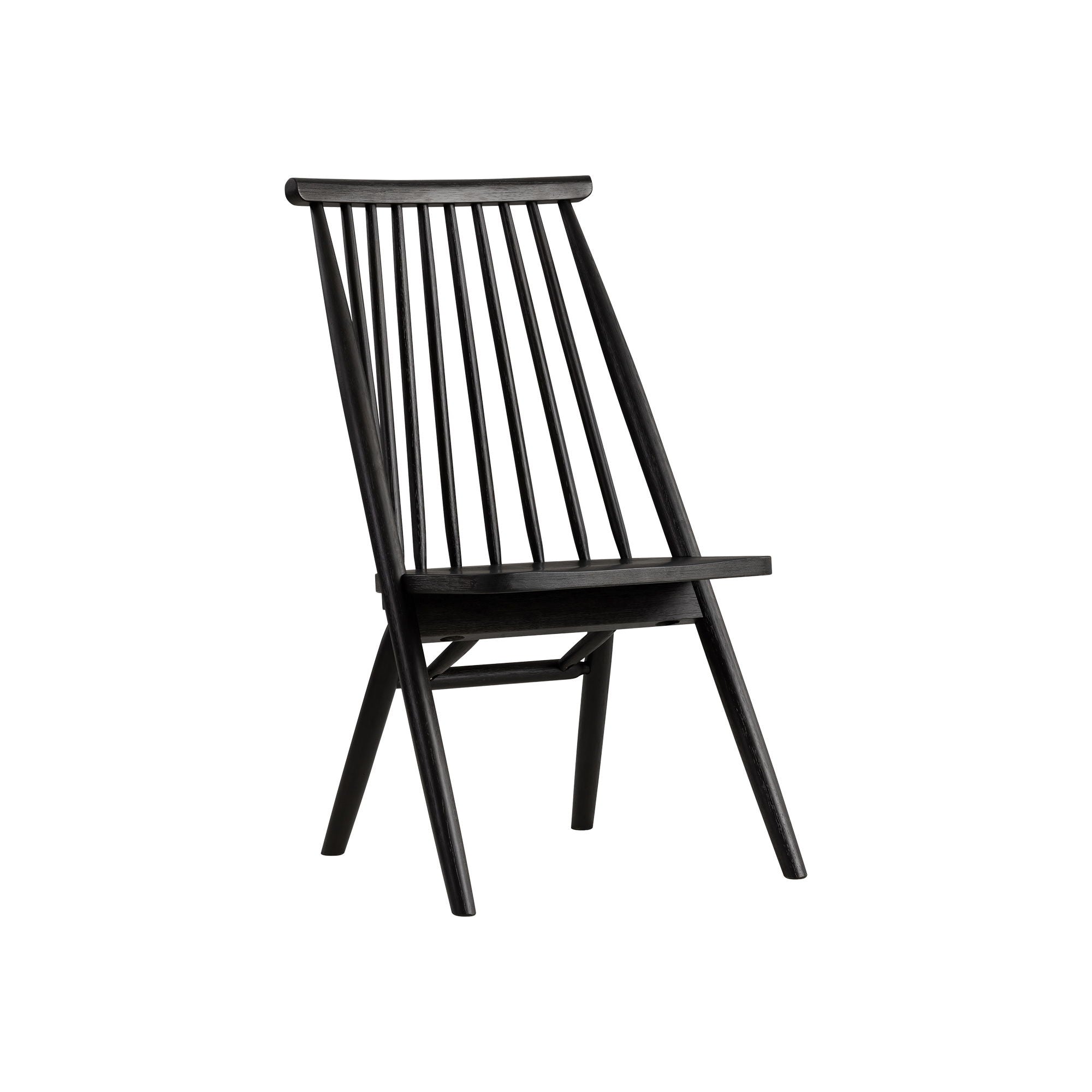 Arcadia - Rack Back Windsor Chair - Black - Image 1