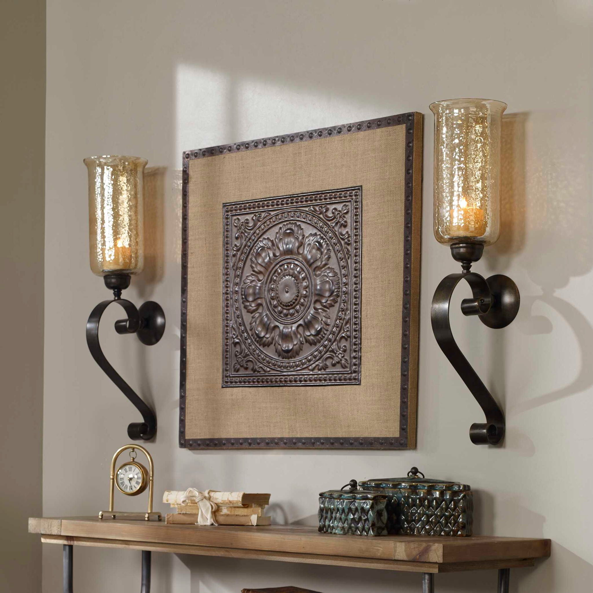 Joselyn - Candle Wall Sconce - Bronze - Image 3