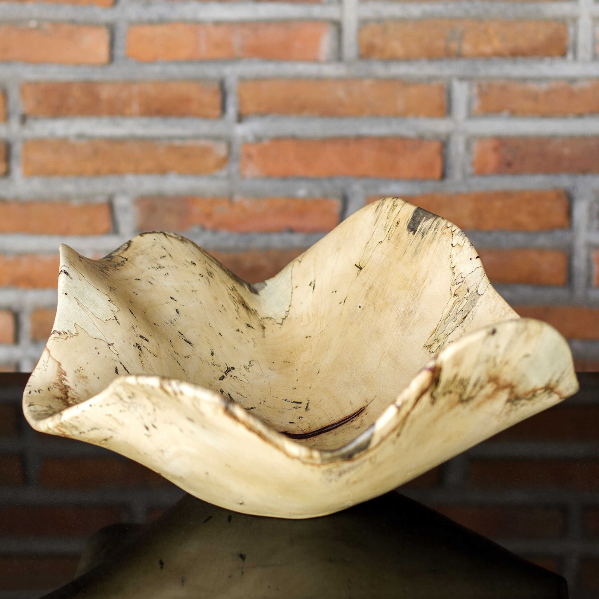 Tamarine - Wood Bowl - Light Brown - Image 3