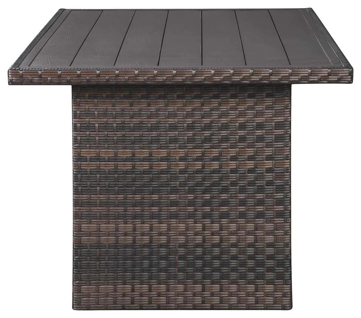 Easy Isle - RECT Multi-Use Table - Dark Brown / Beige - Image 3