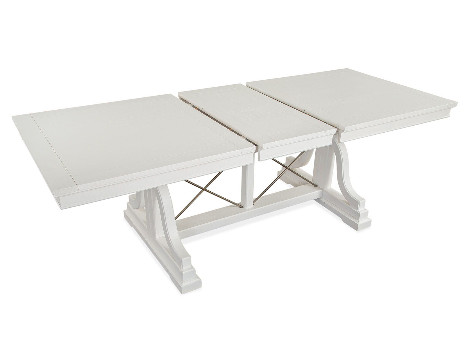 Heron Cove - Trestle Dining Table - Chalk White - Image 3
