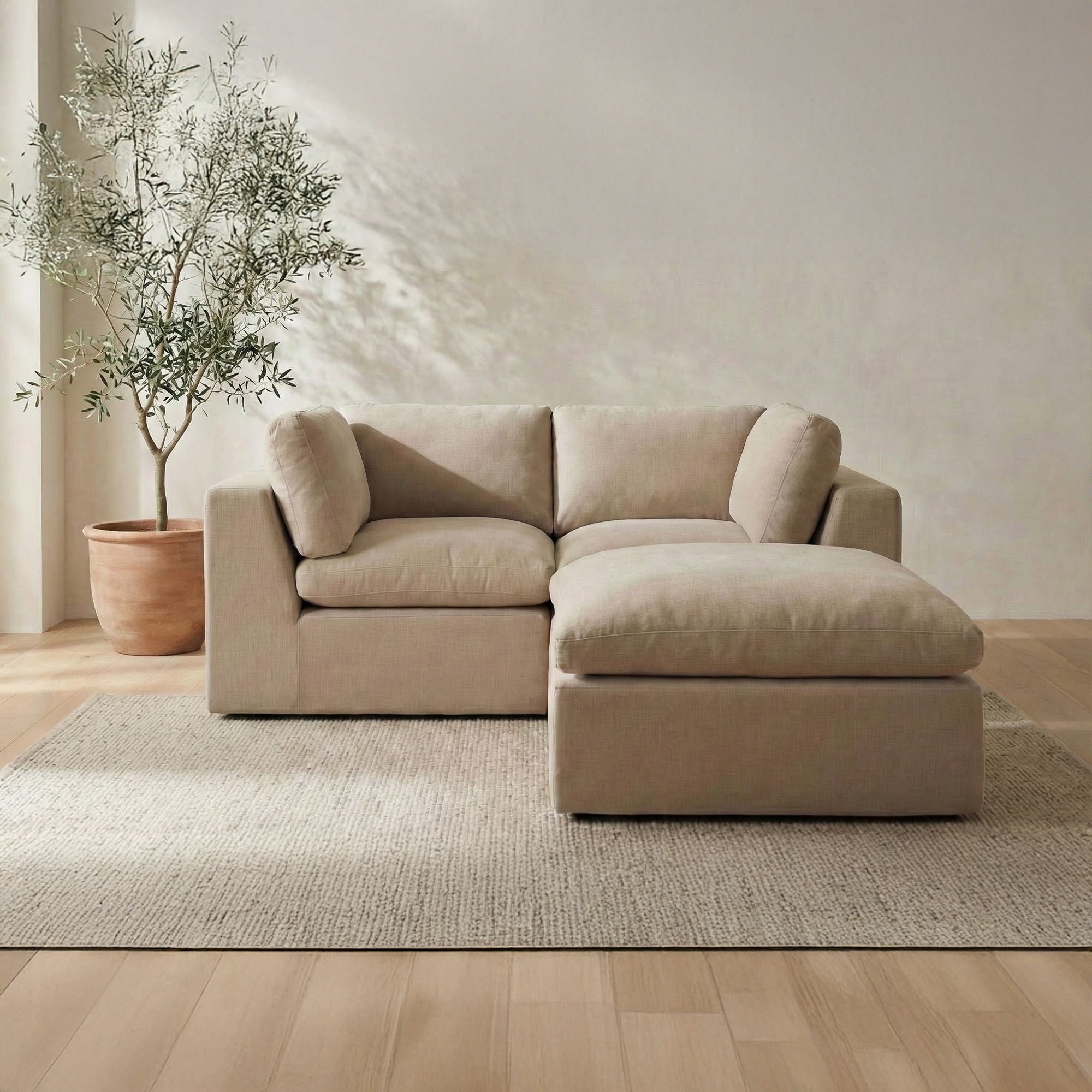 Cates - Nook Modular Sectional - Pebble - Image 3