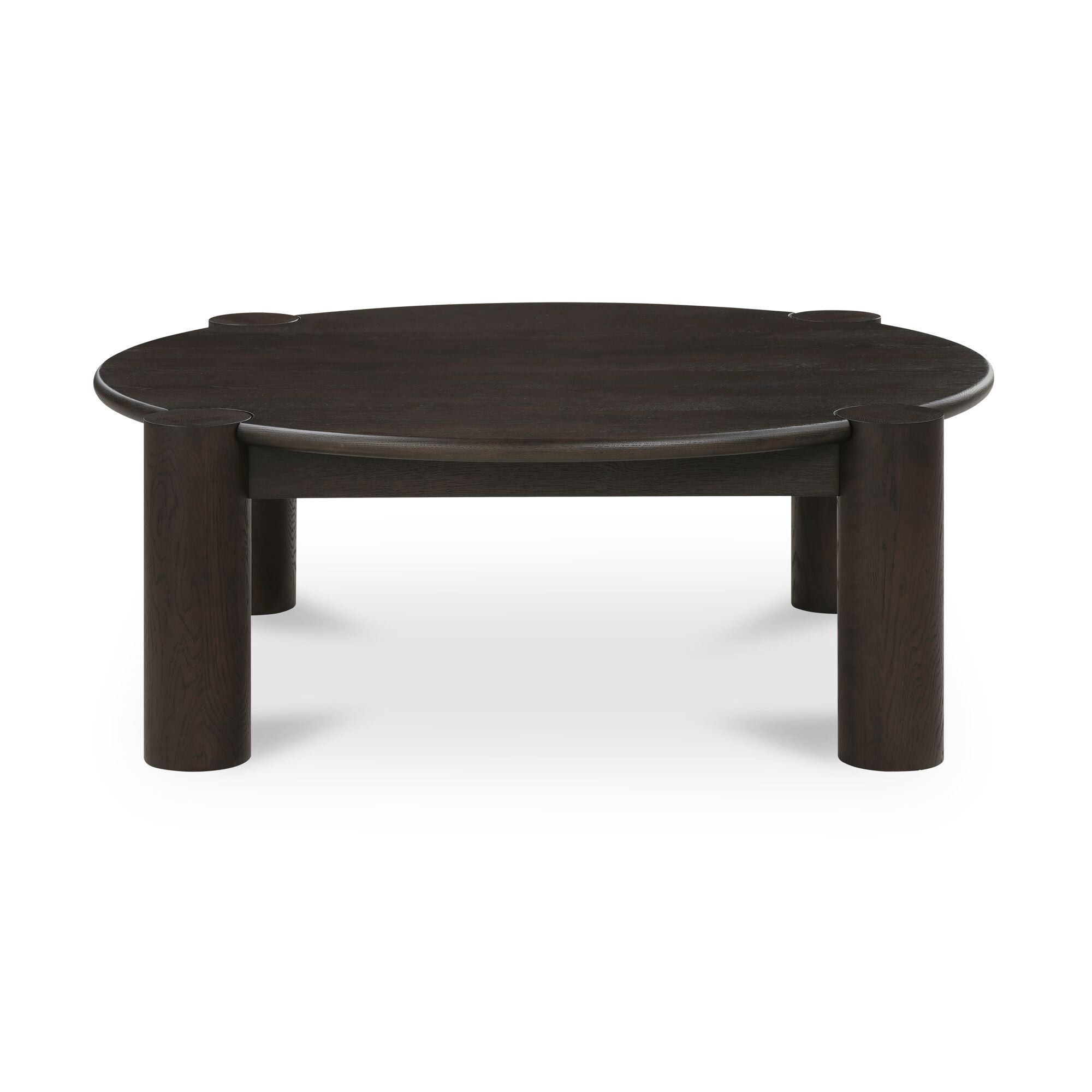 Jack - Coffee Table - Brushed Dark Brown - Image 1