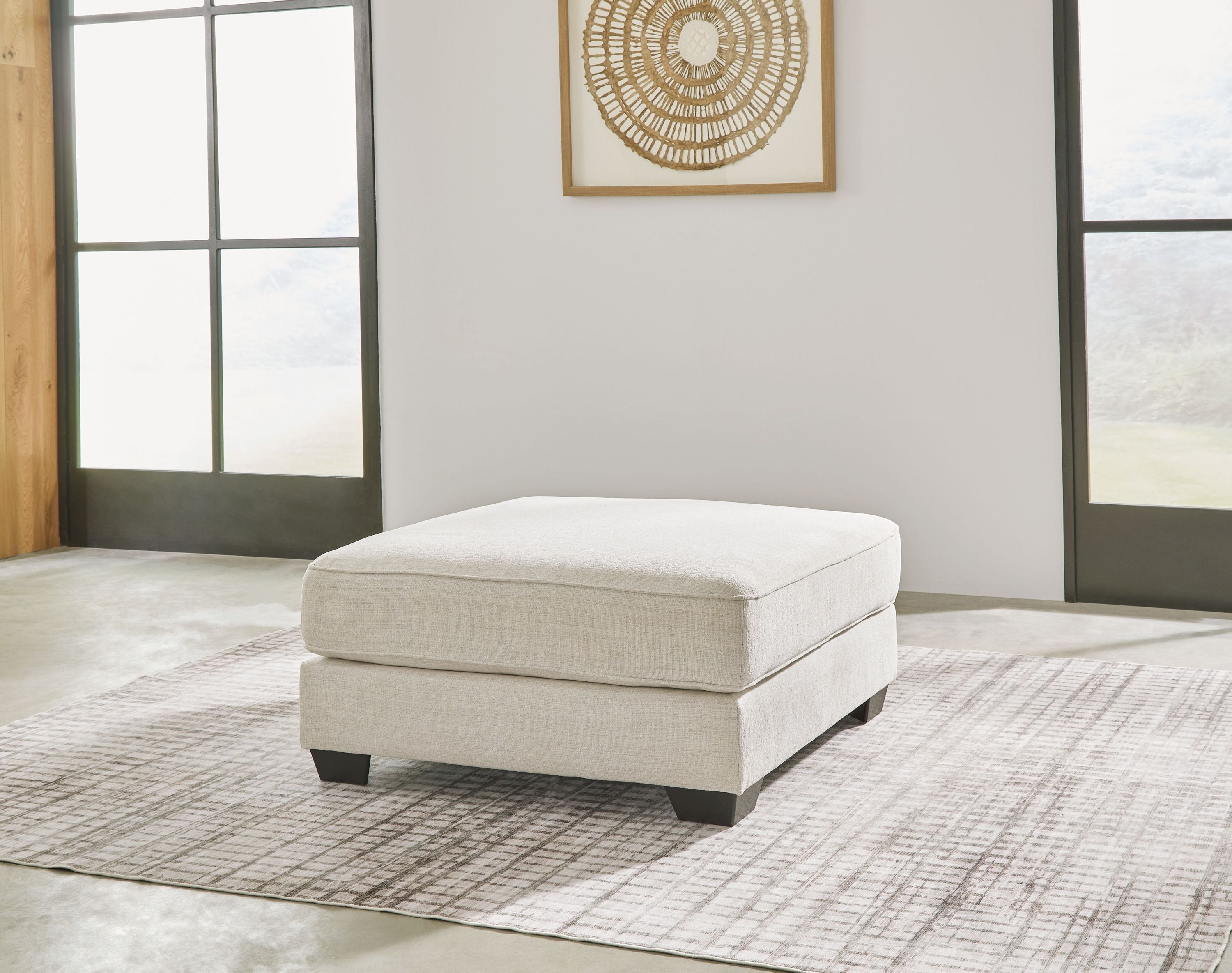 Lerenza - Oversized Accent Ottoman - Birch - Image 3