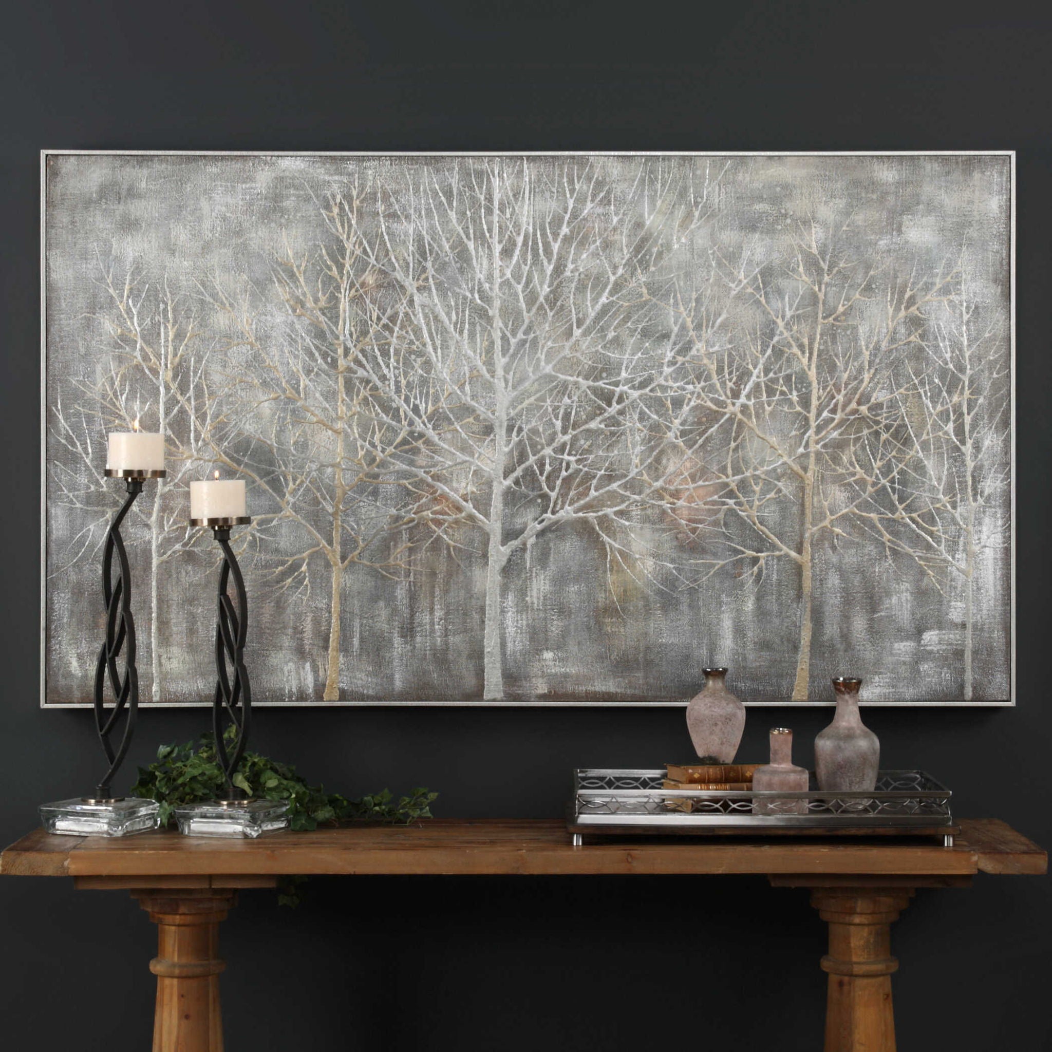 Parkview - Landscape Art - Pearl Silver - Image 3