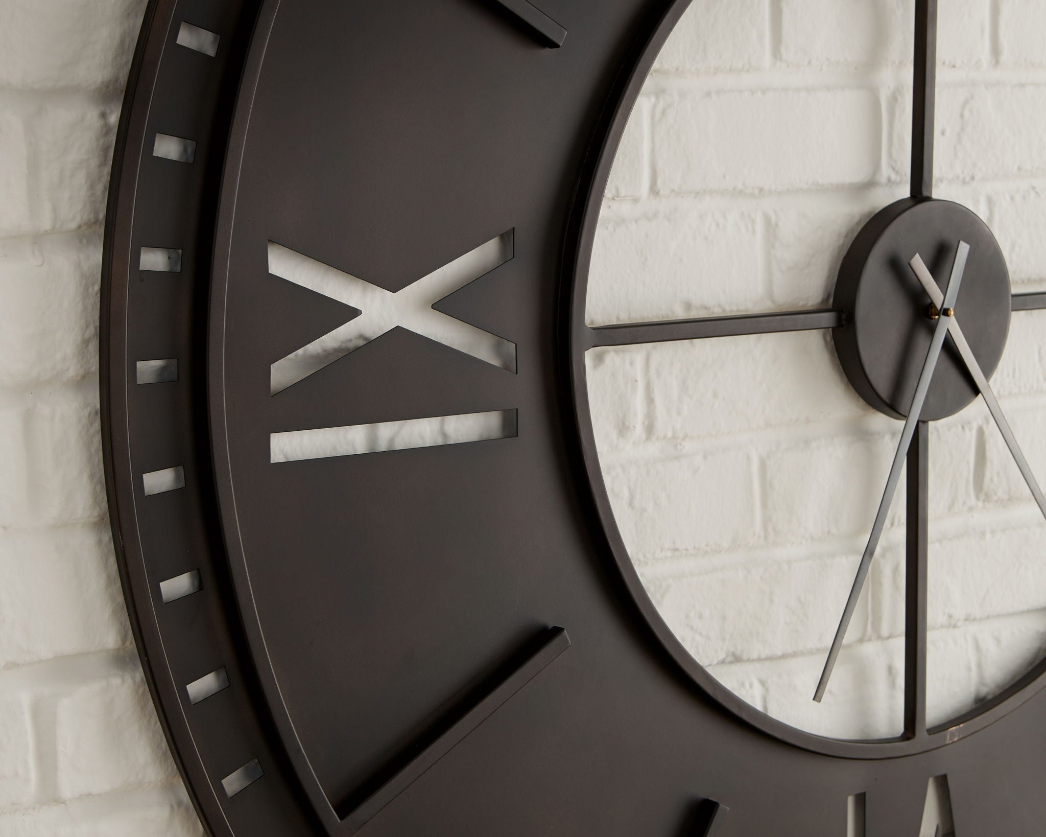 Lytle - Wall Clock - Antique Brown - Image 2