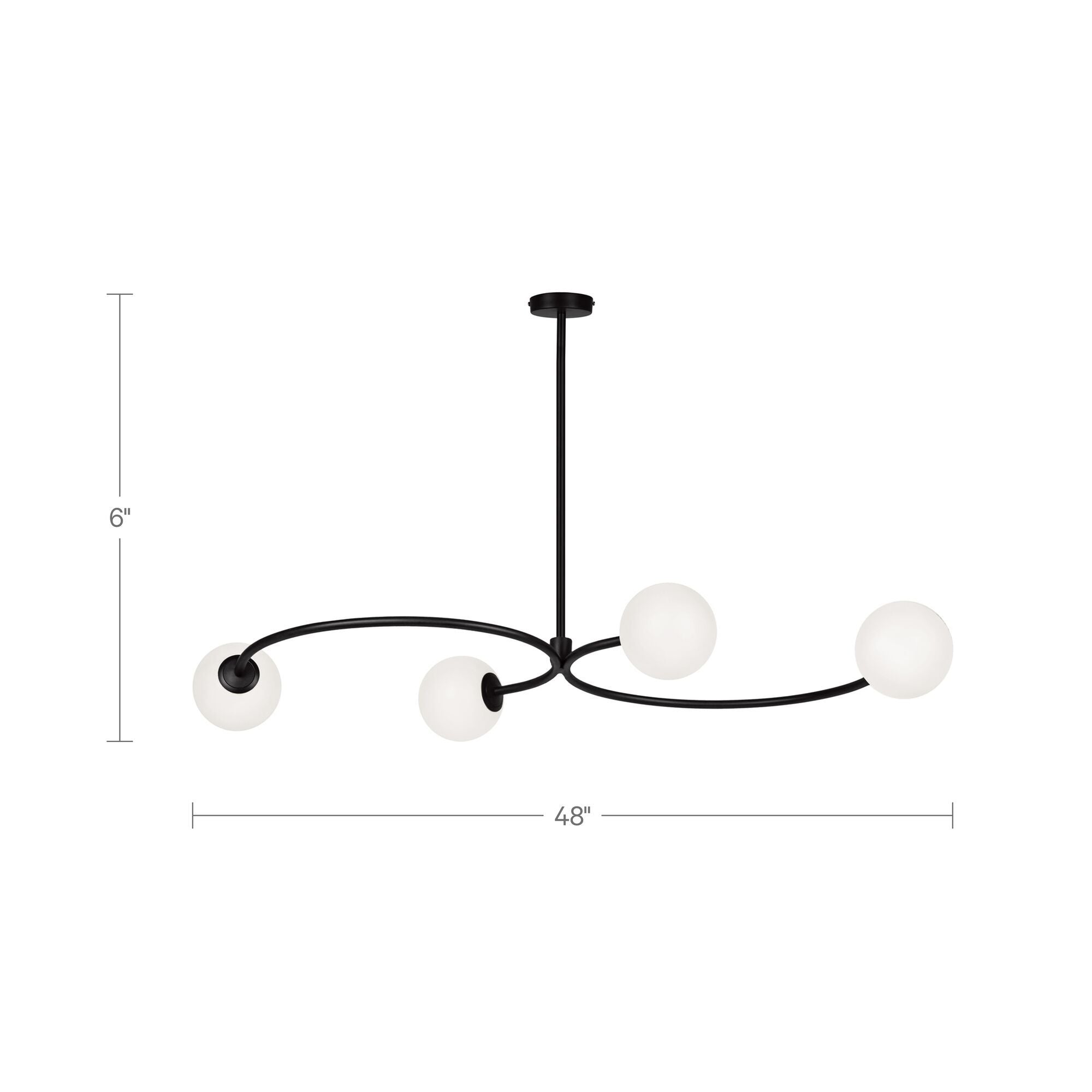 Cedric - Pendant Lamp - White / Black - Image 2