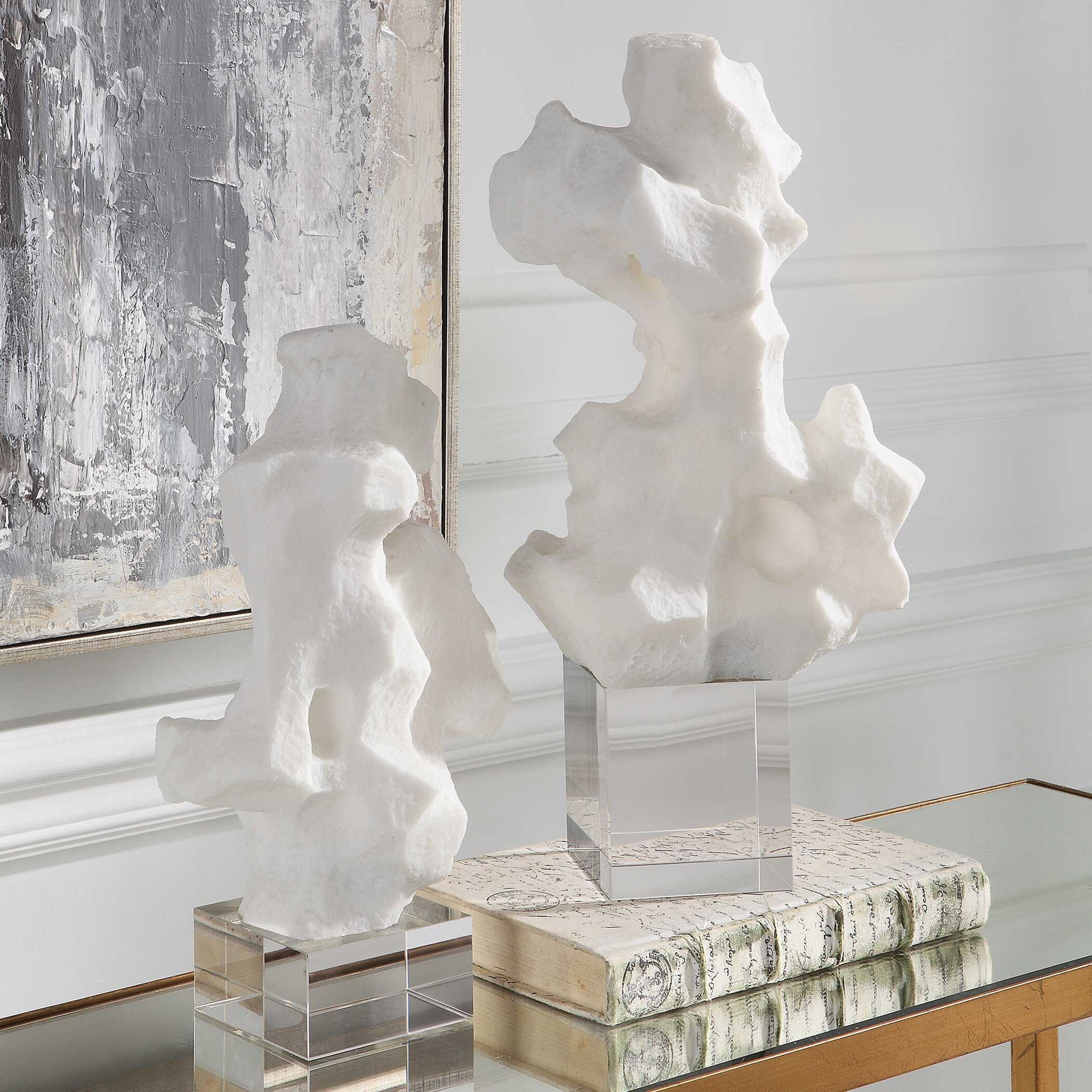 Remnant - Sculptures (Set of 2) - White - Image 3