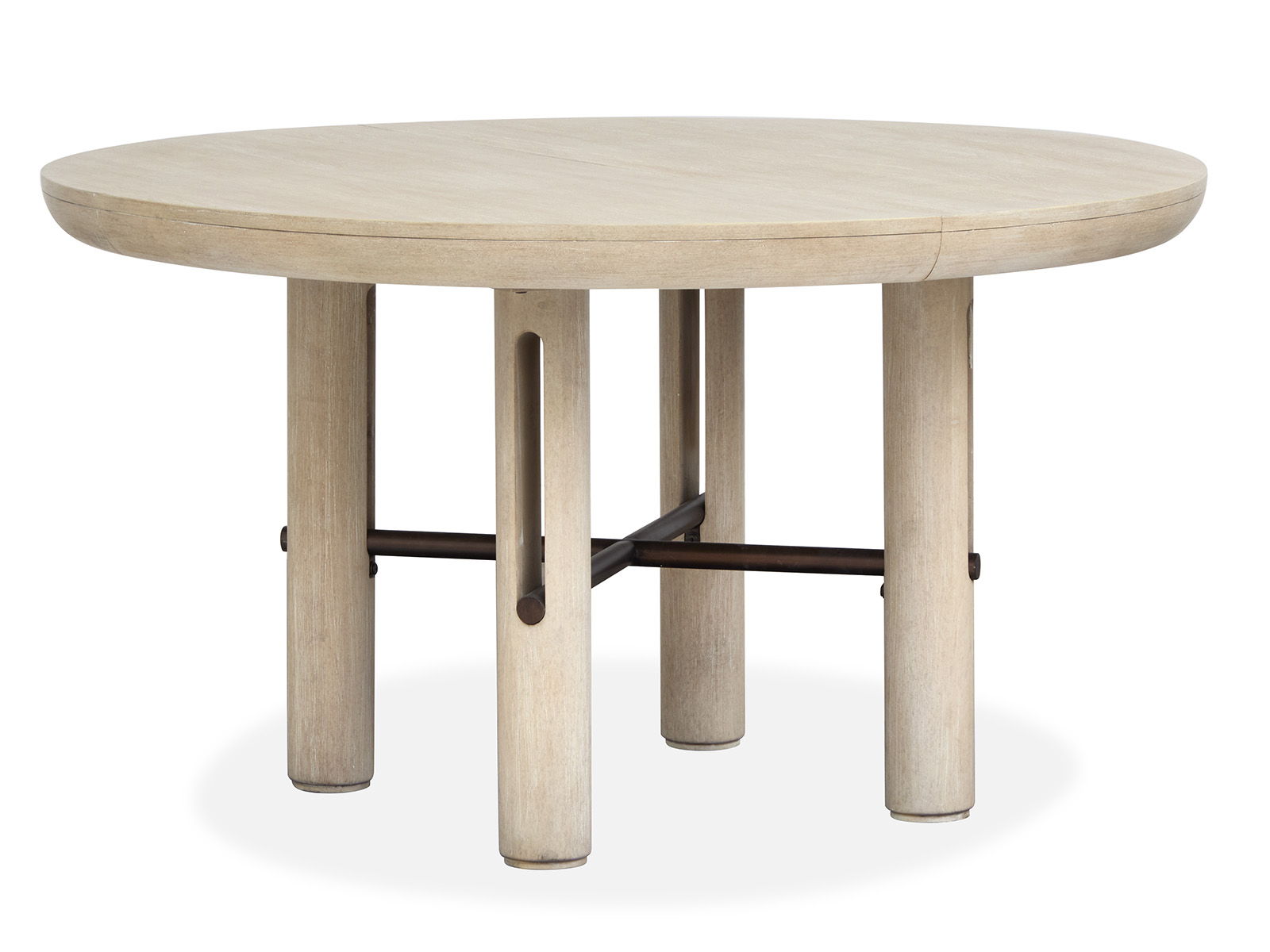 Sunset Cove – Extendable Round Dining Table – Sanibel Brown