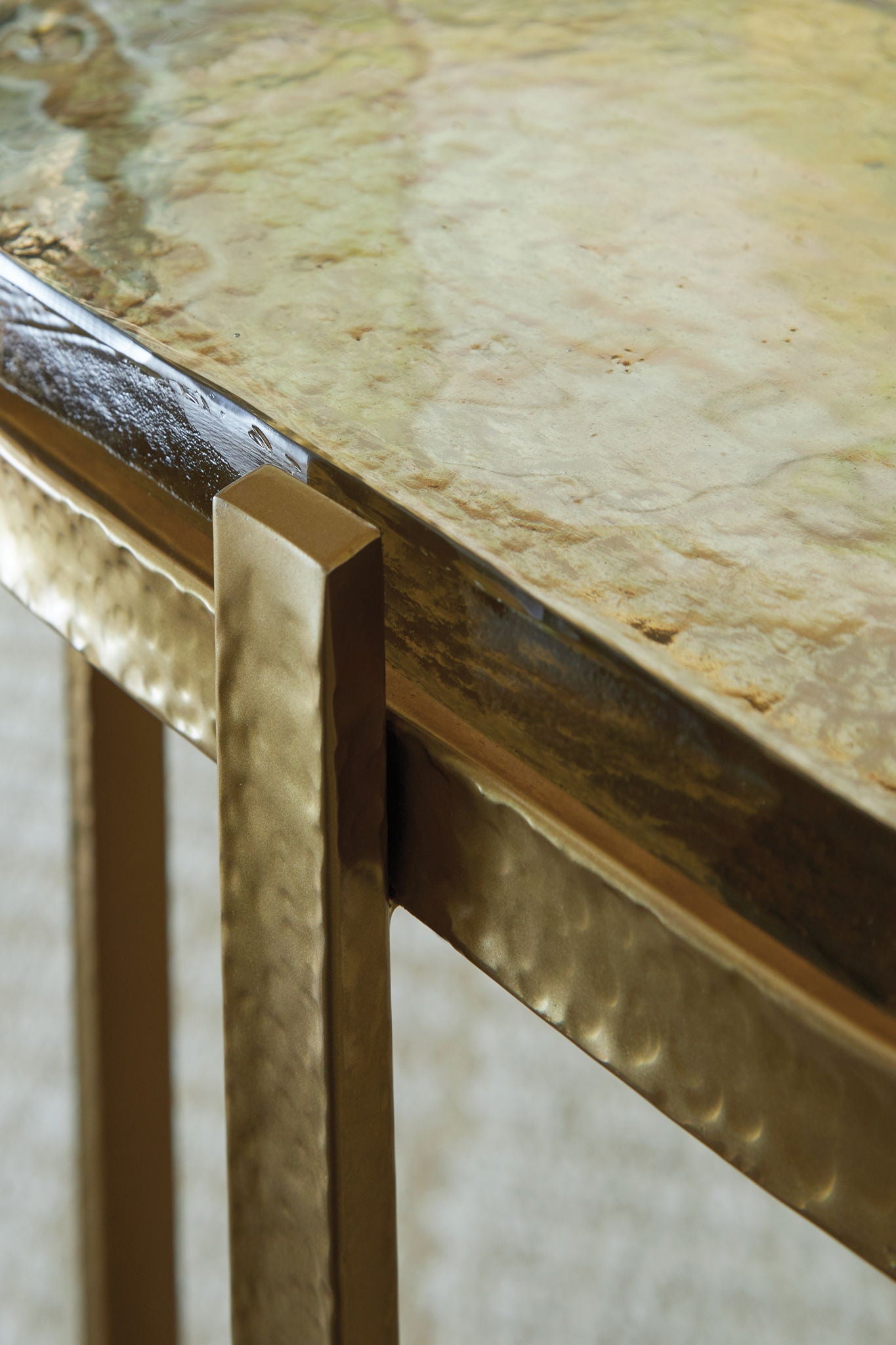 Porterville - Accent Table - Gold Finish - Image 3