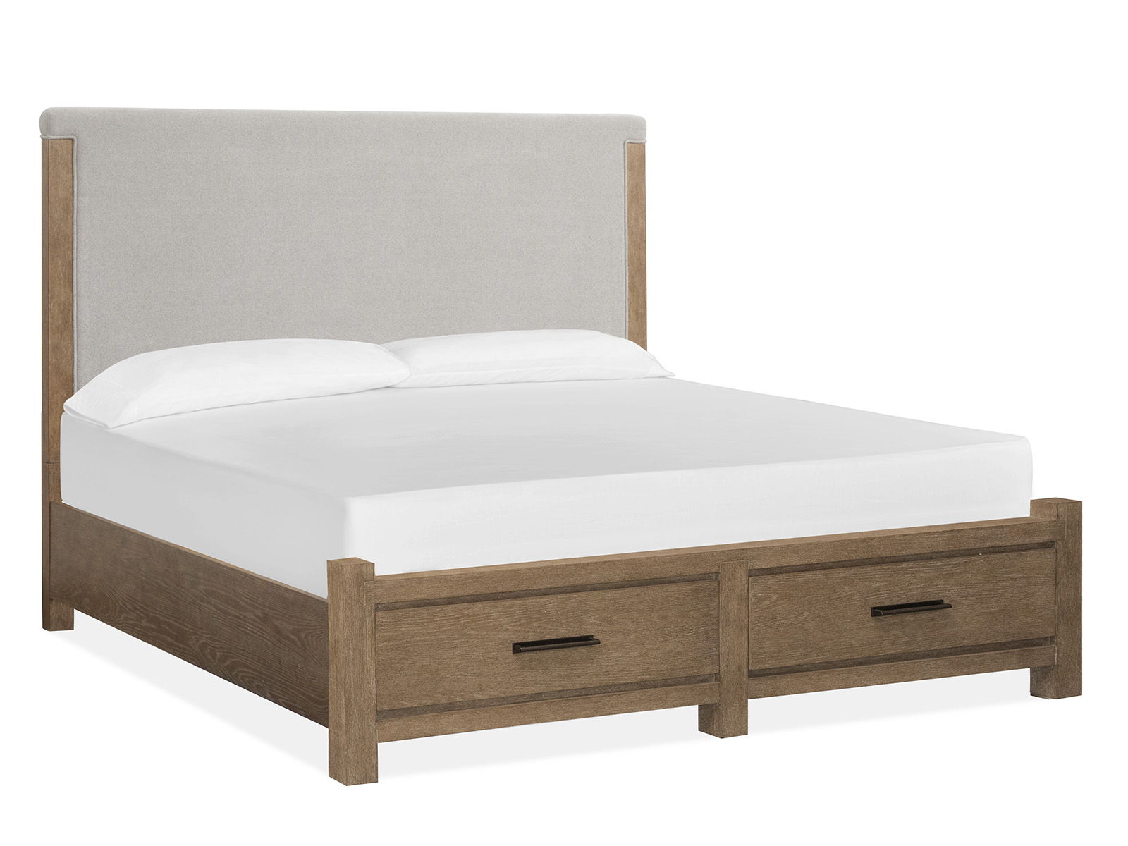 Plum Creek - Upholstered Panel Storage Bed - Image 1