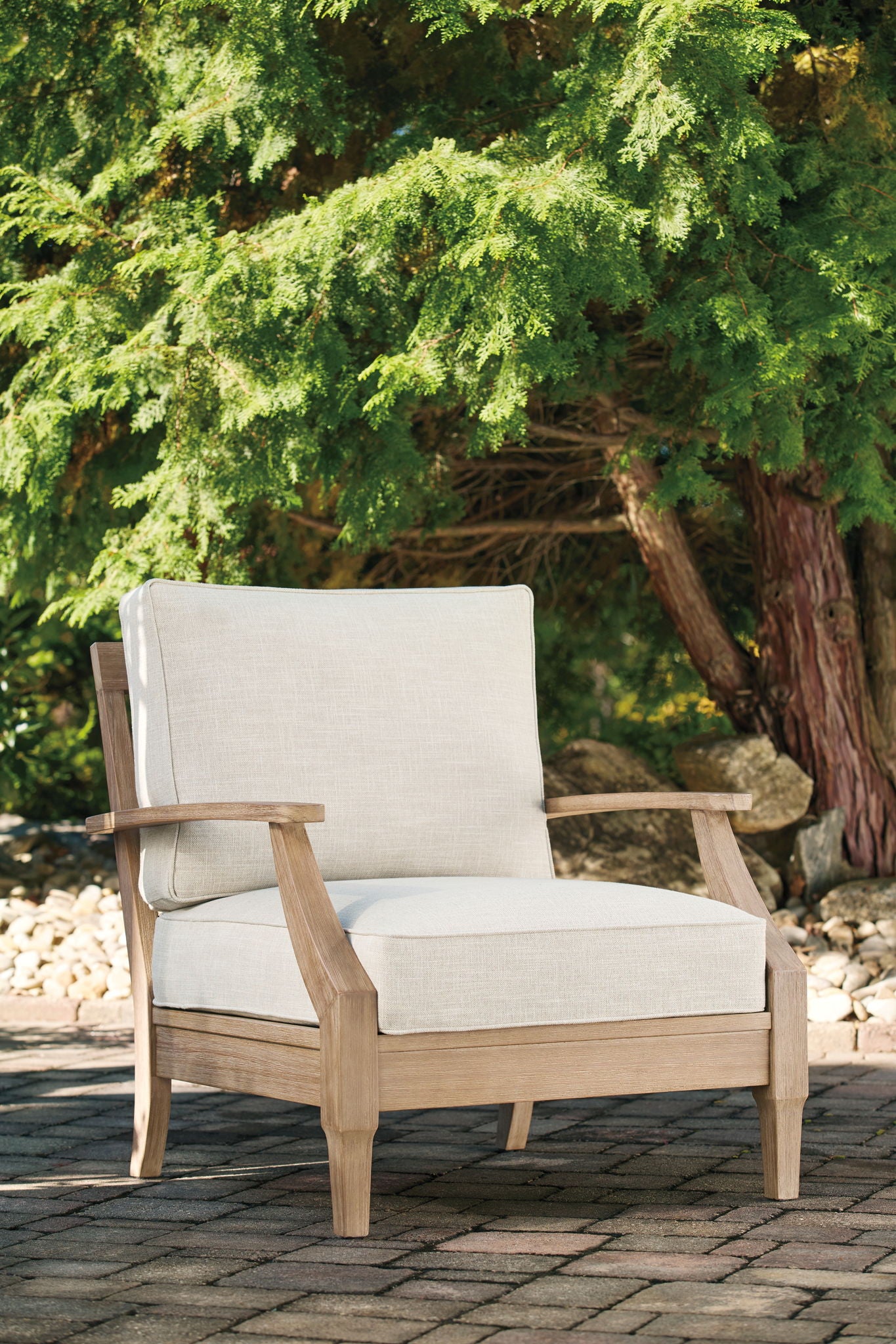 Carter Hall - Lounge Chair With Cushion - Beige - Image 3
