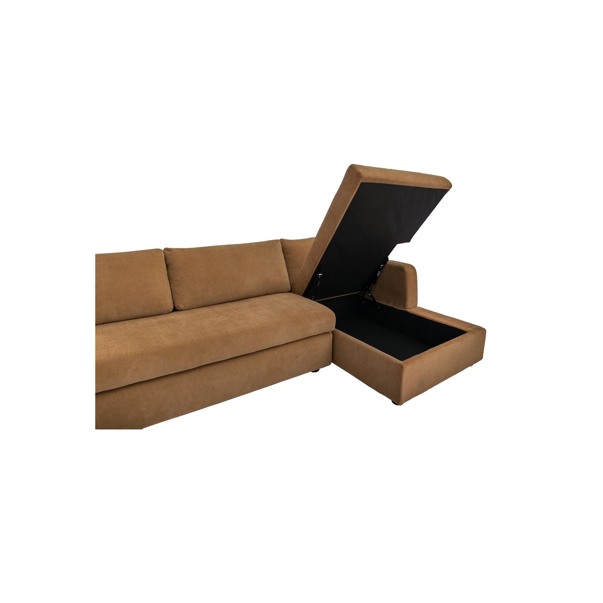 Burrow - Sleeper Sectional With Right Storage Chaise - Ginger - Image 3