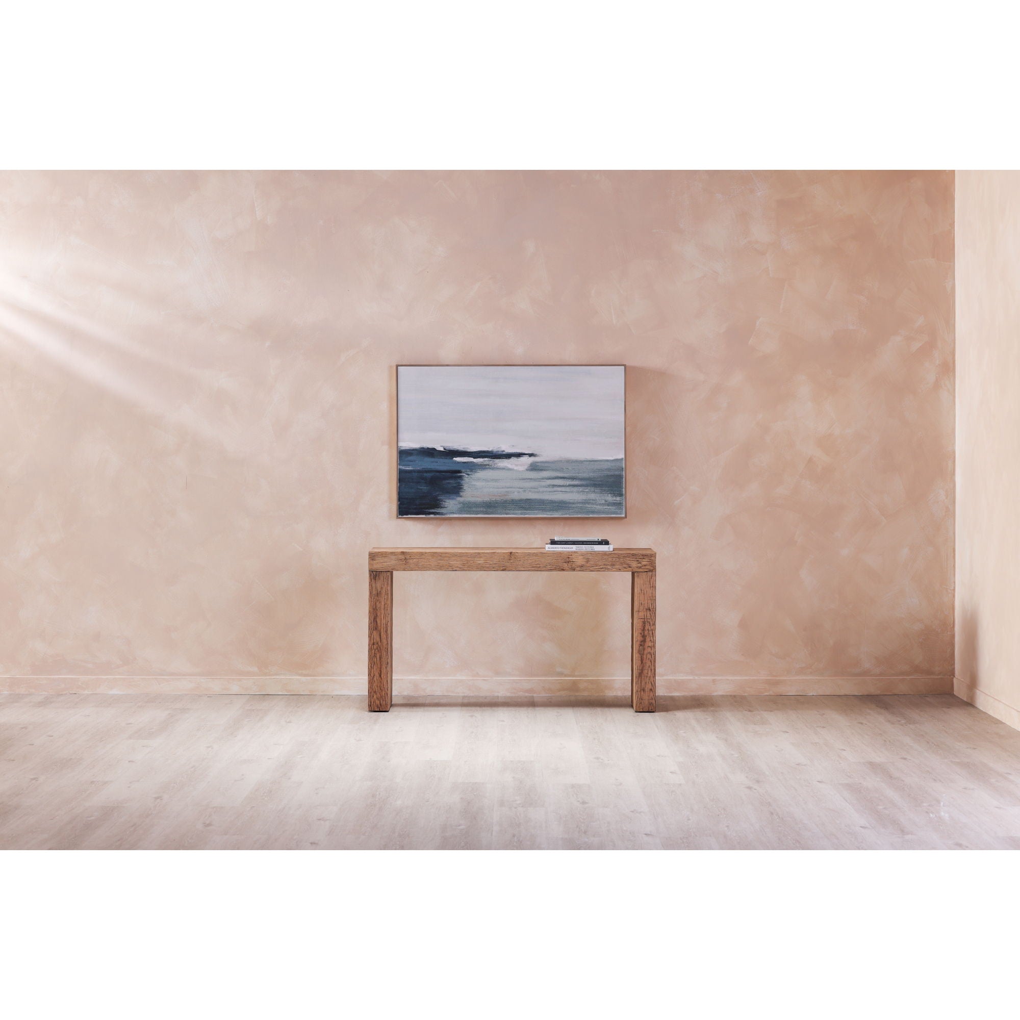 Shoreline - Framed Painting - White - Image 2