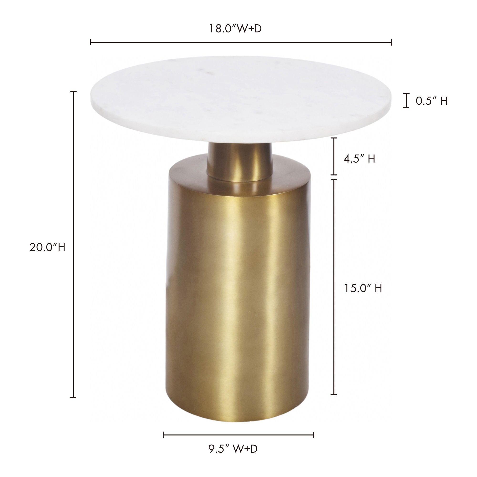France - Accent Table - Yellow - Image 2