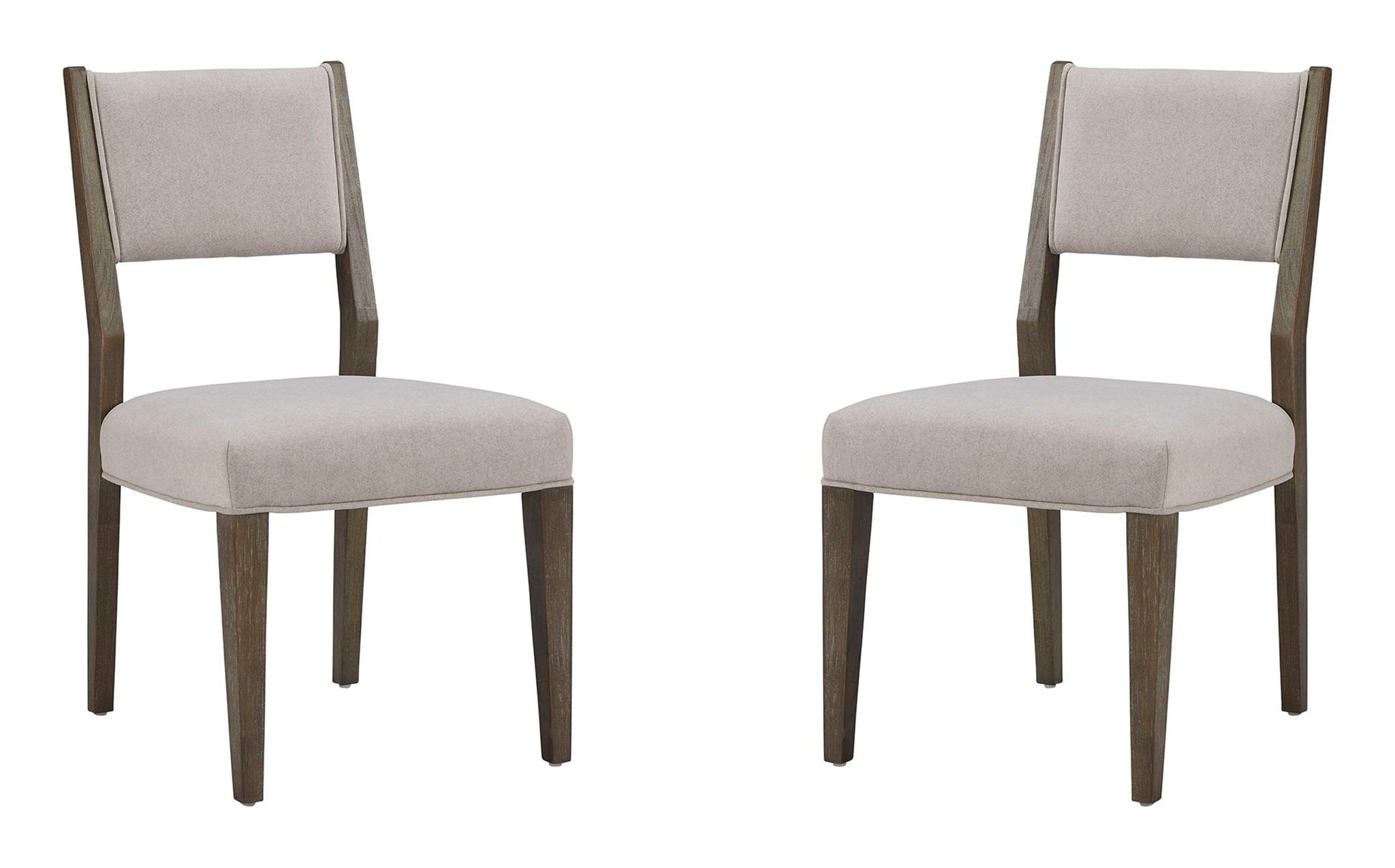 Kavanaugh - Dining Side Chair With Upholstered Seat& Back With o Slats (Set of 2) - Gray - Image 1