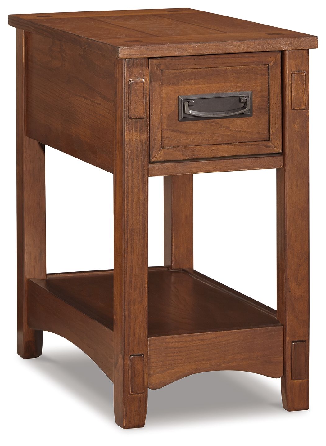 Breegin – Chair Side End Table – 1 Drawer – Brown