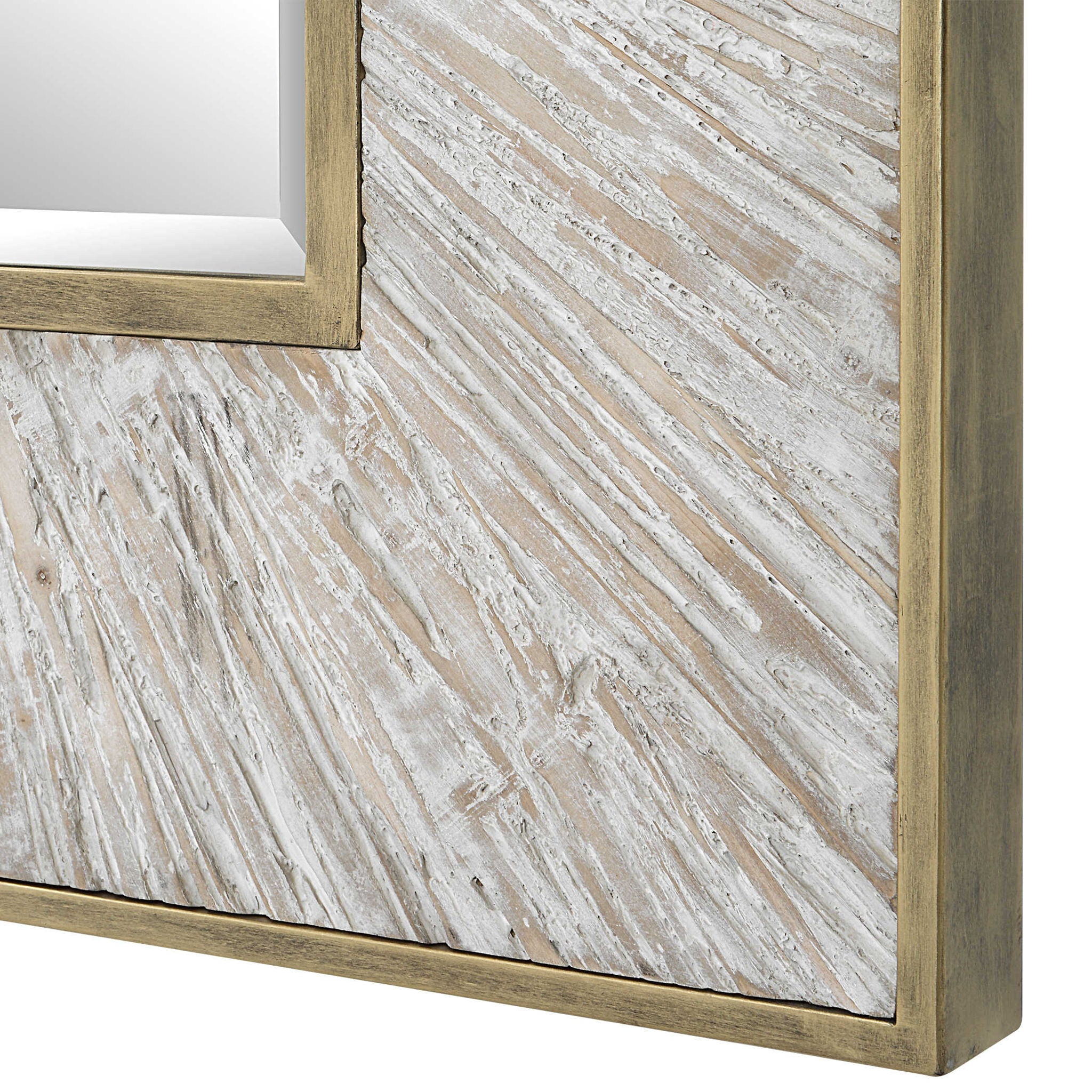 Wharton - Square Mirror - Gold - Image 3