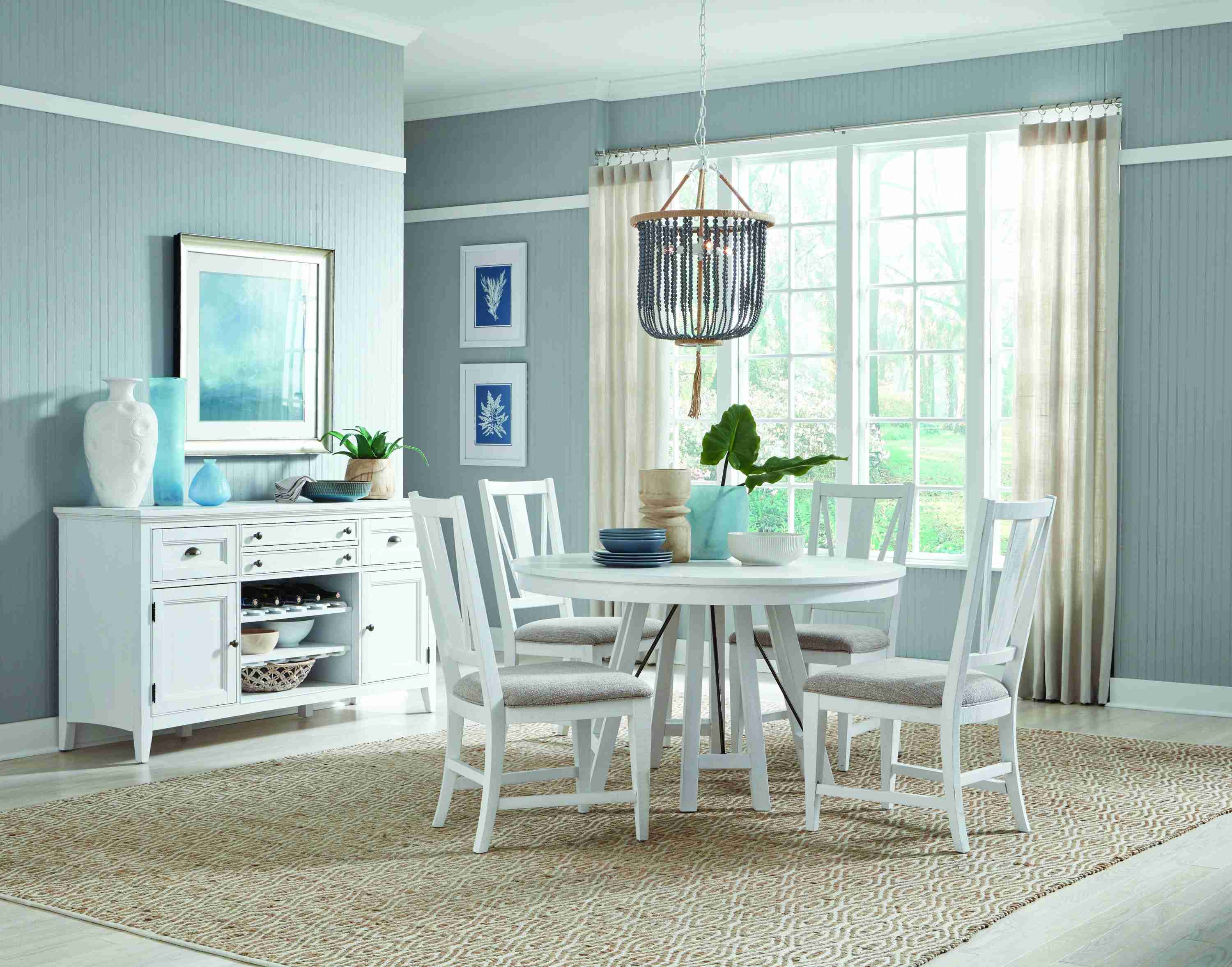 Heron Cove - Dining Side Chair With Upholstered Seat (Set of 2) - Chalk White - Image 3
